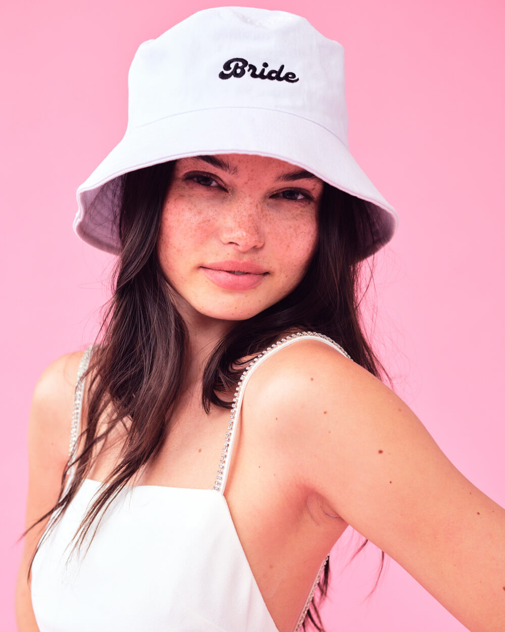 Bride Bucket Hat - Black