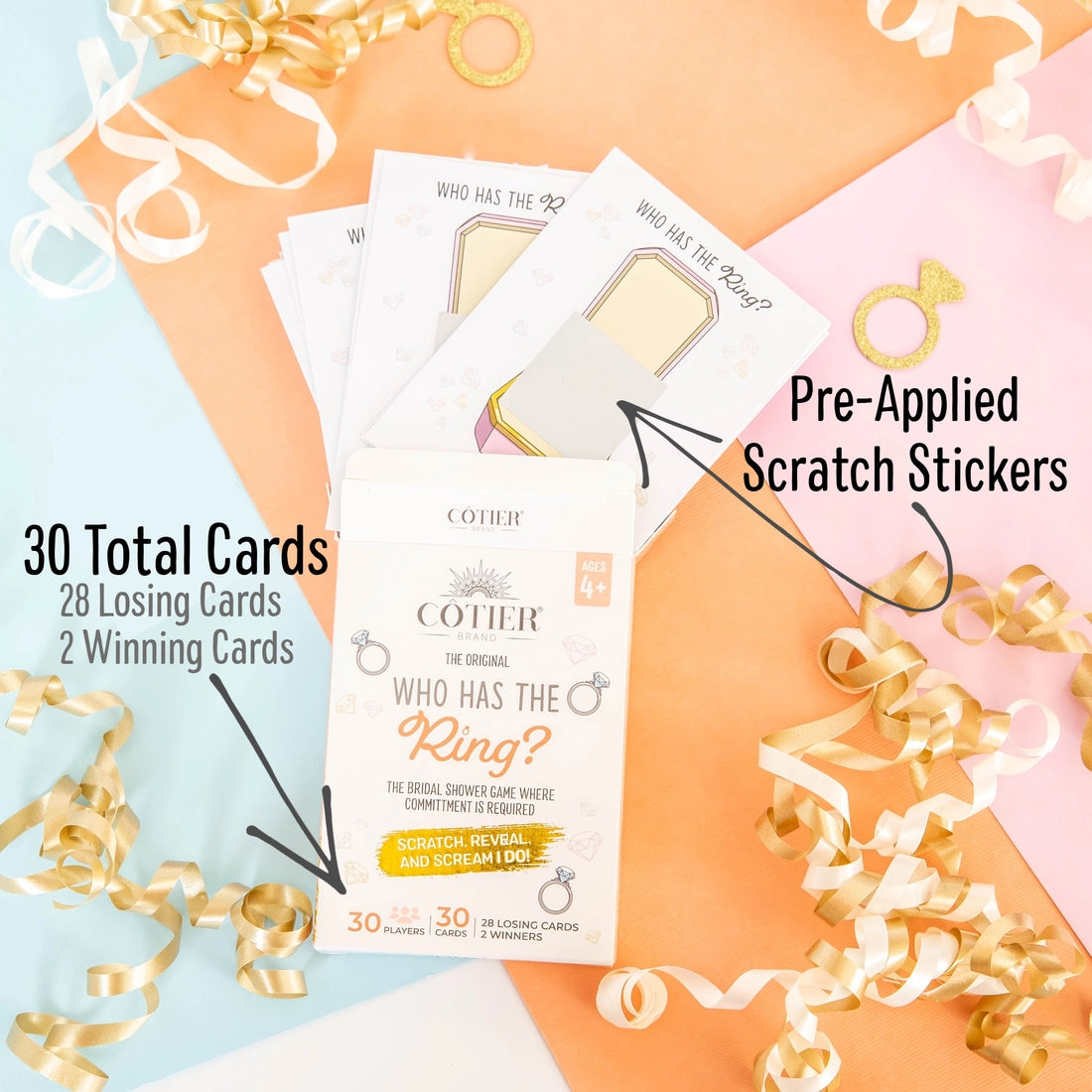 Who Has the Ring? - Scratch Off Bridal Shower Game