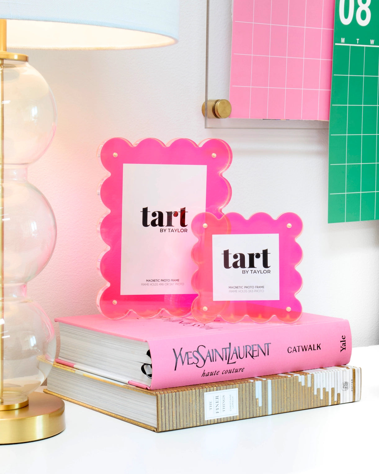 Neon Pink Acrylic Picture Frame