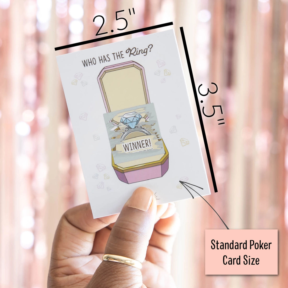 Who Has the Ring? - Scratch Off Bridal Shower Game
