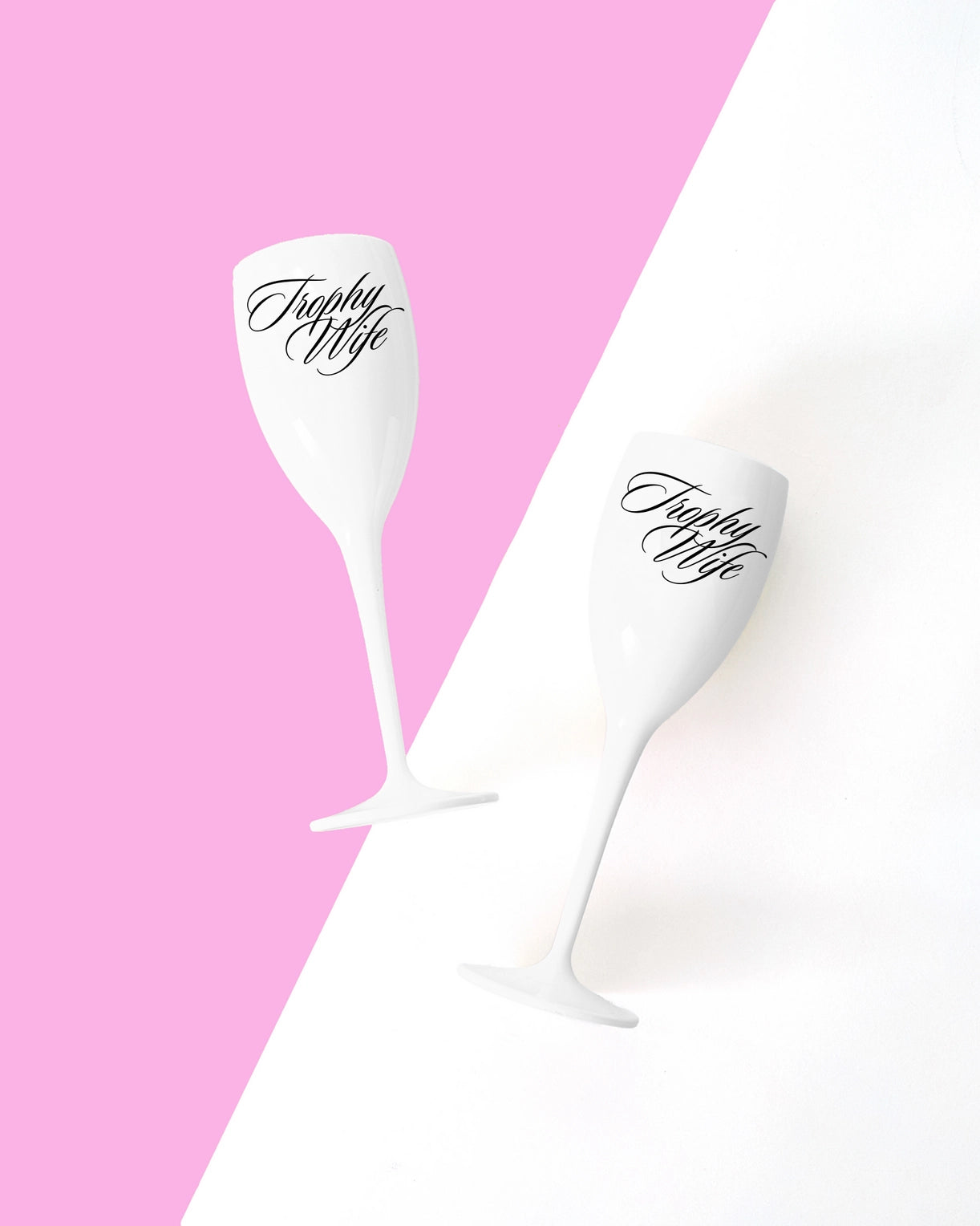 Trophy Wife Champagne Flute