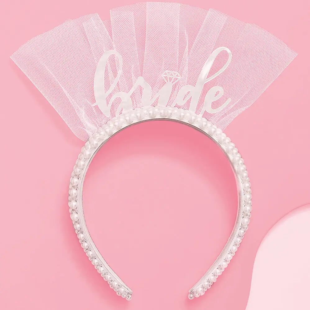 Bridal Pearl Headband Accessory