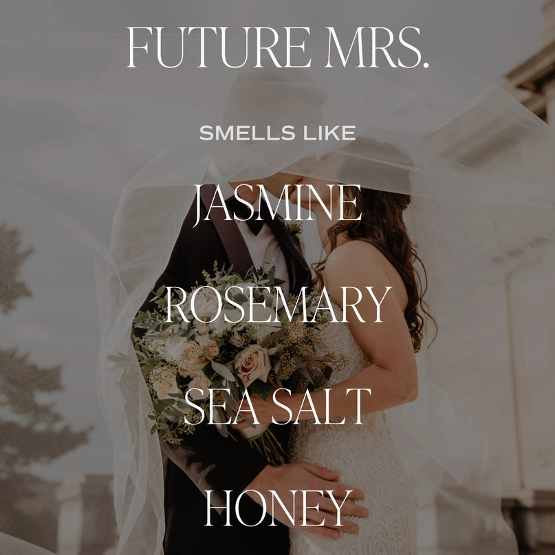 Future Mrs. Soy Candle - Ribbed Glass
