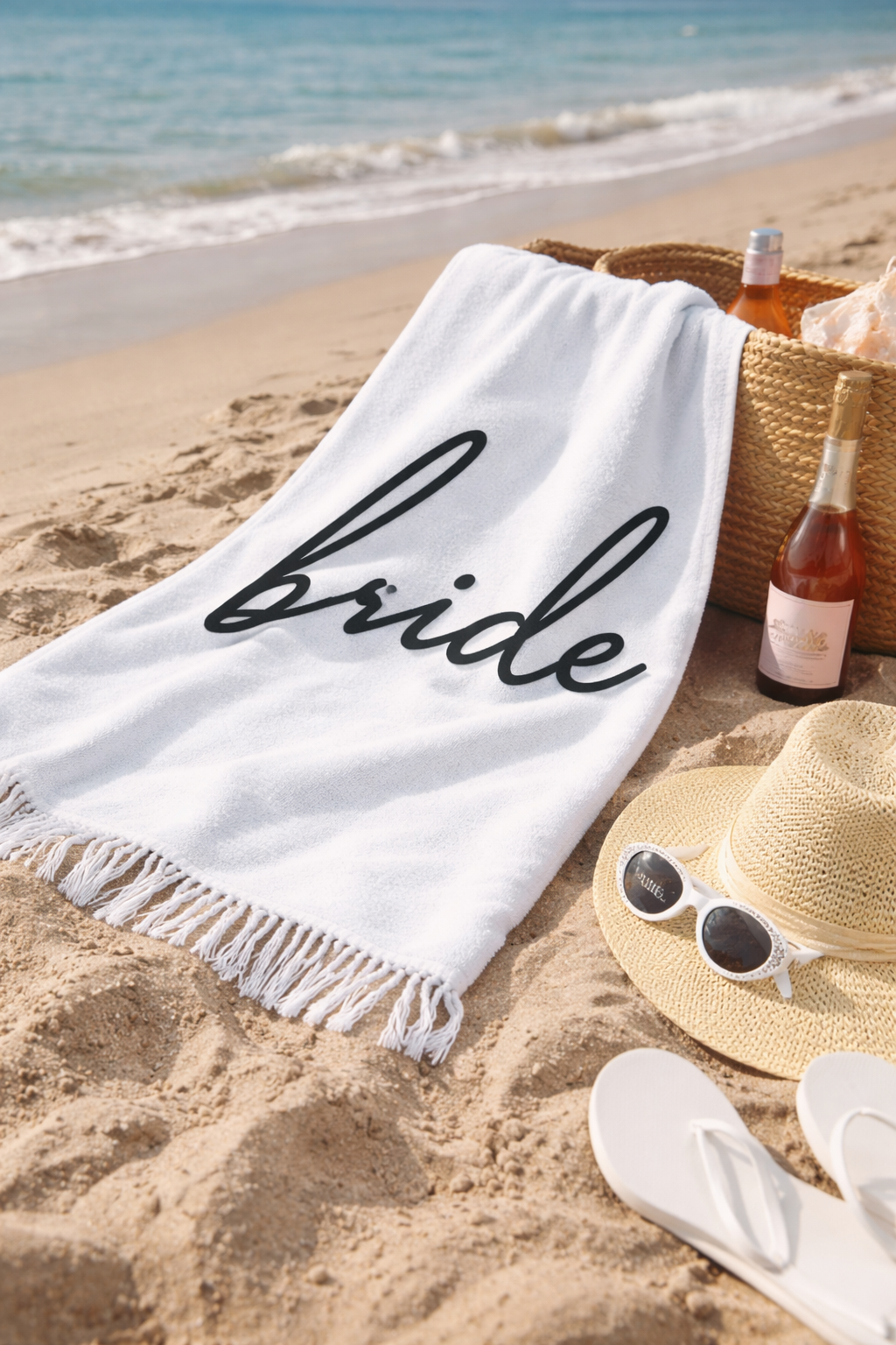 Bride Beach Towel