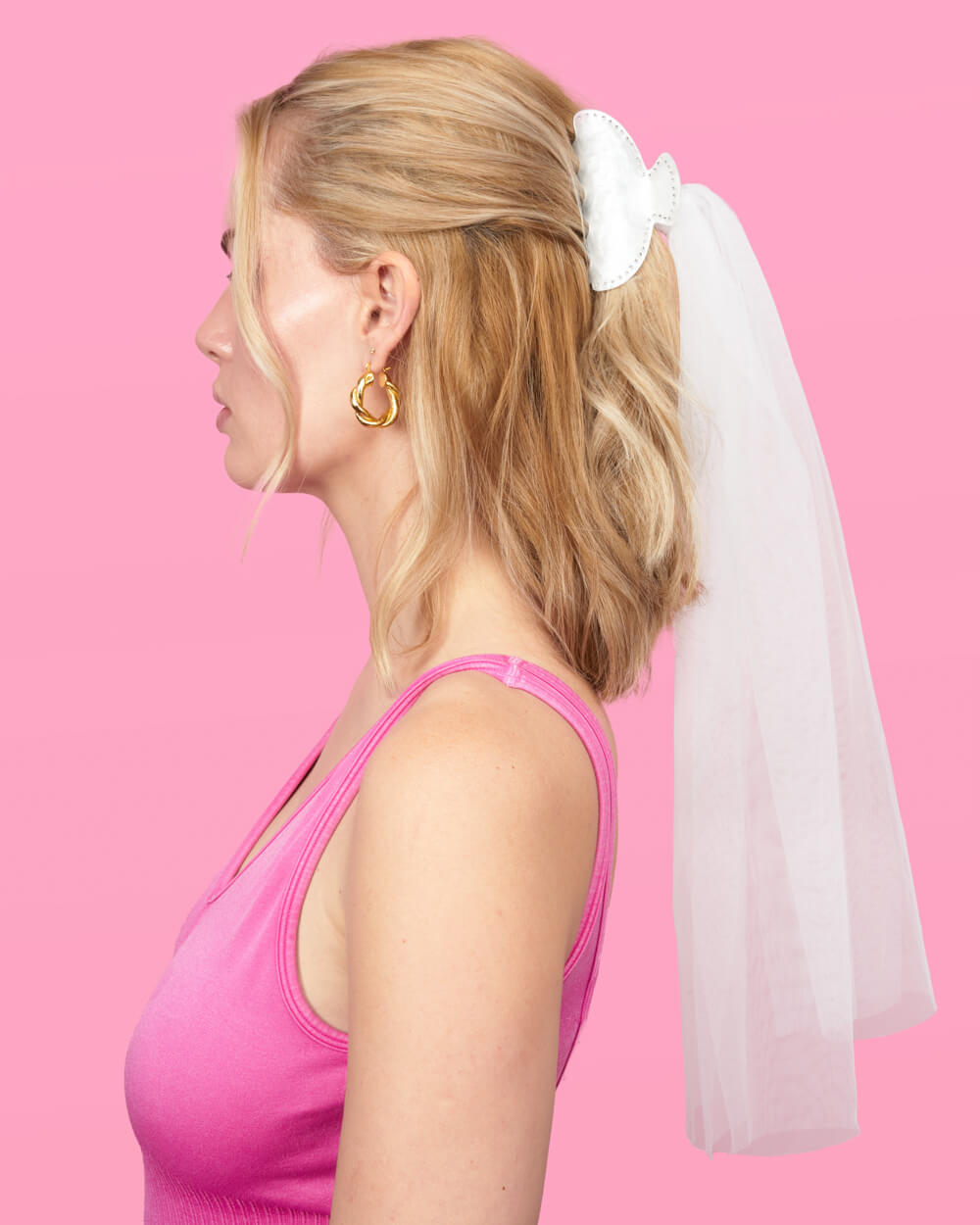 Party Veil Claw Clip
