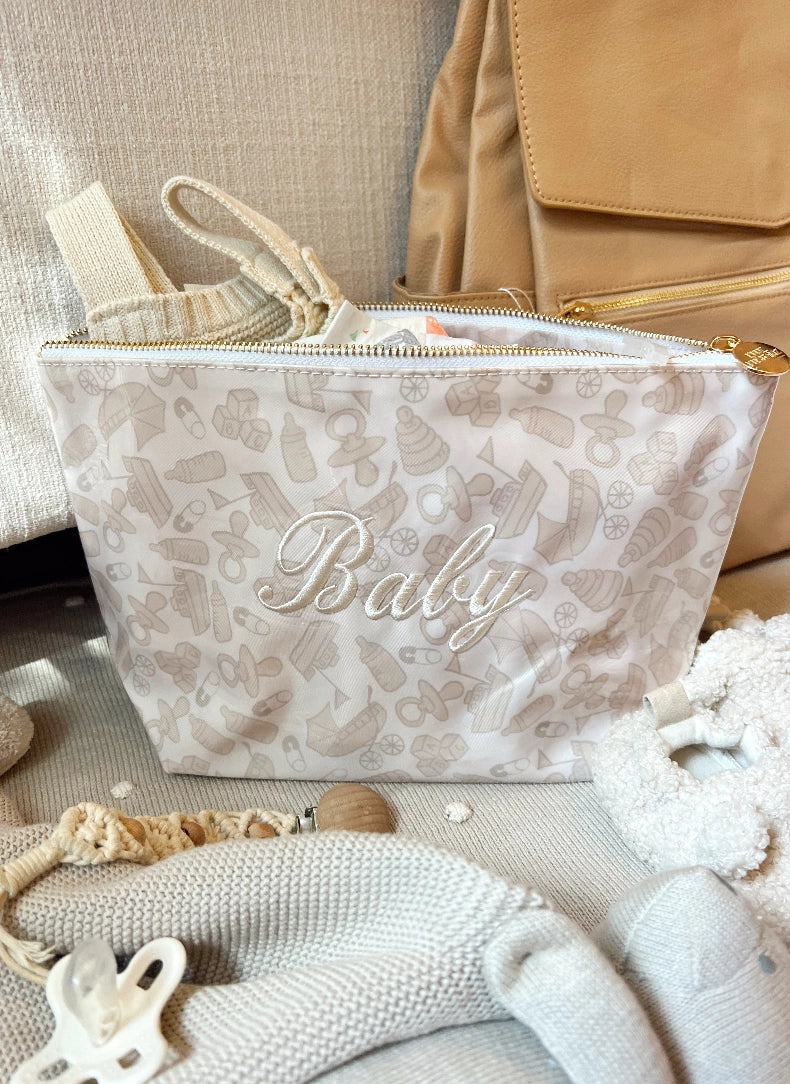 Clear Coat Teddy Bag