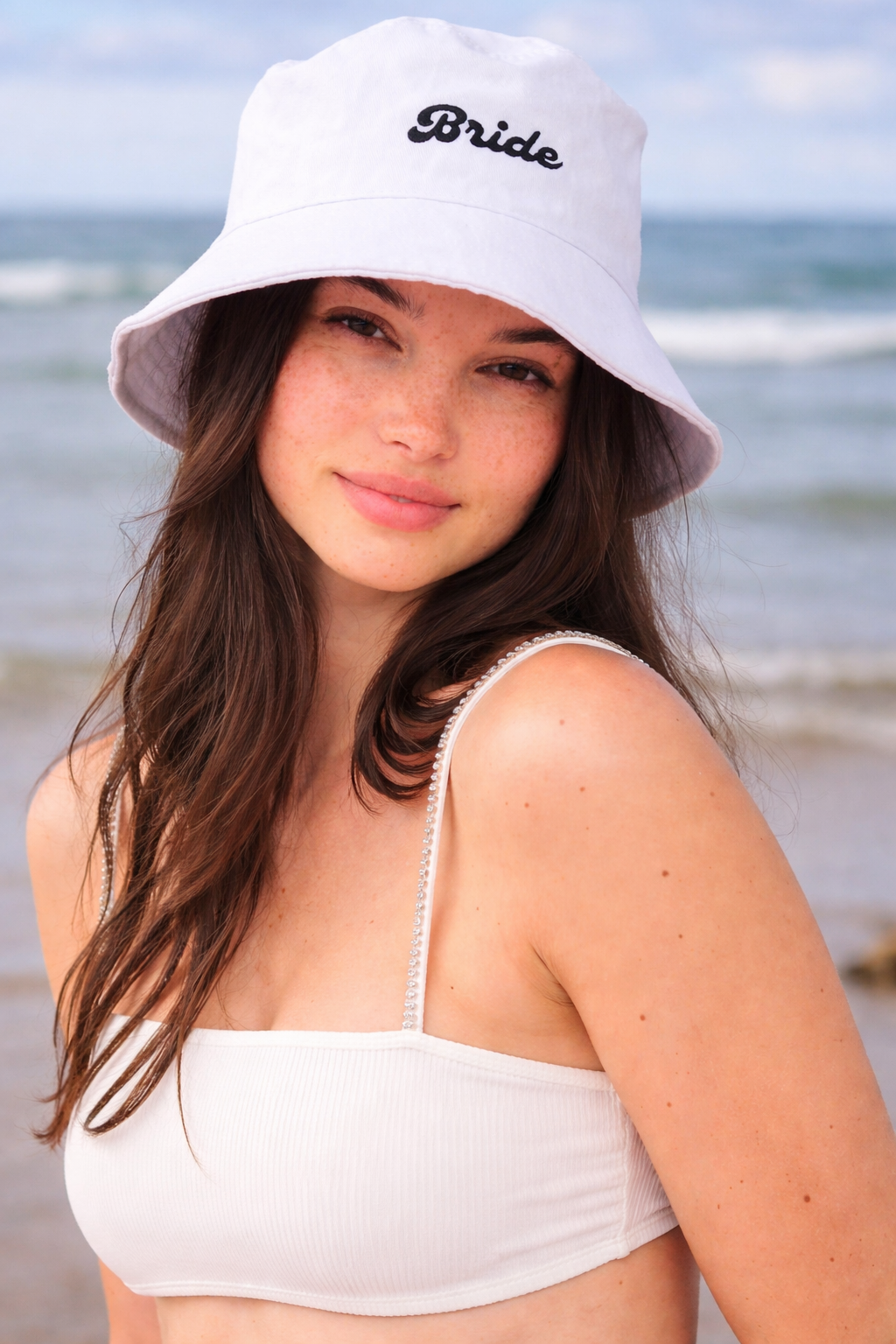 Bride Bucket Hat - Black