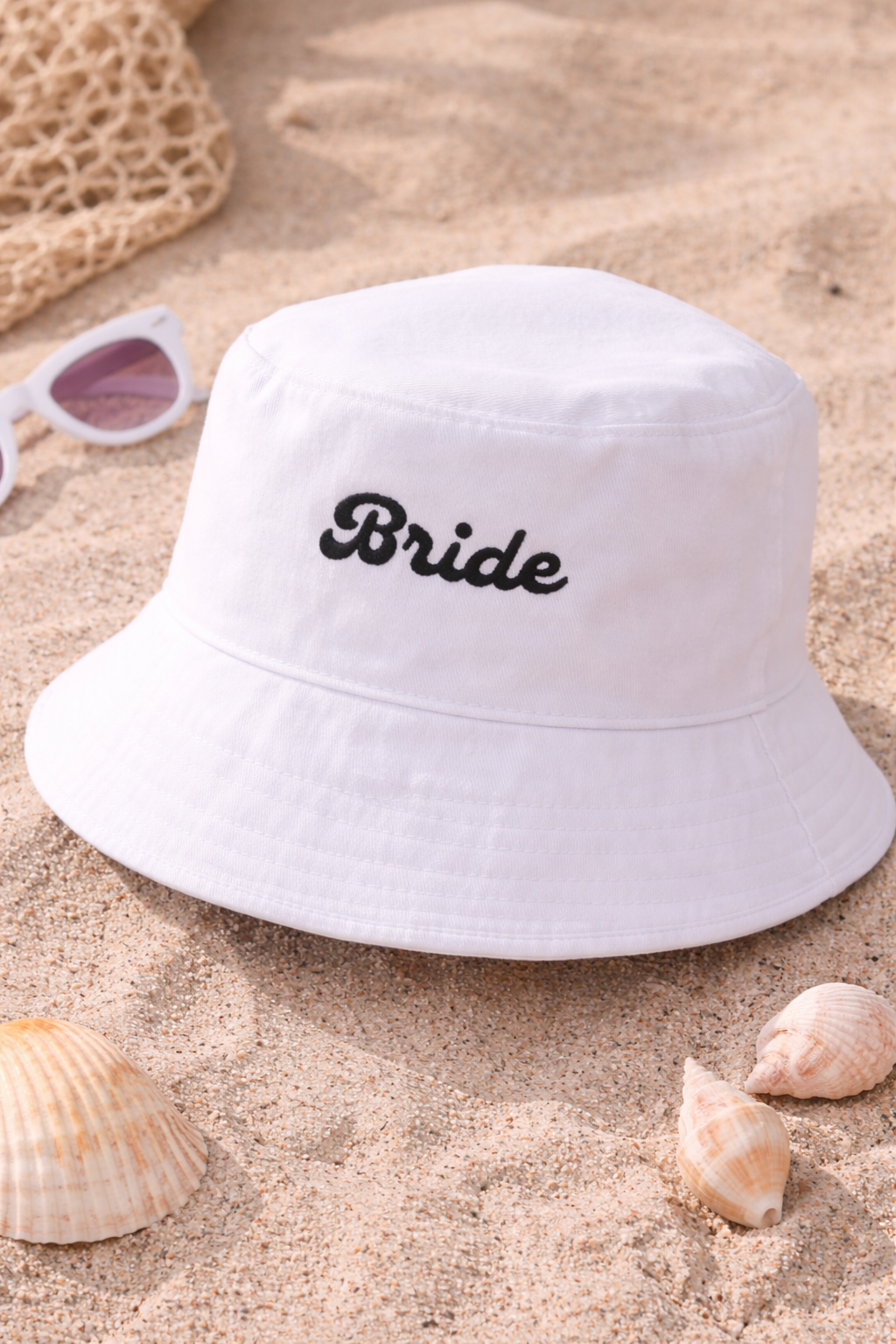 Bride Bucket Hat - Black