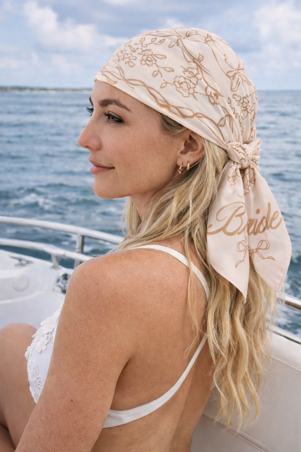 Silk Bride Headscarf