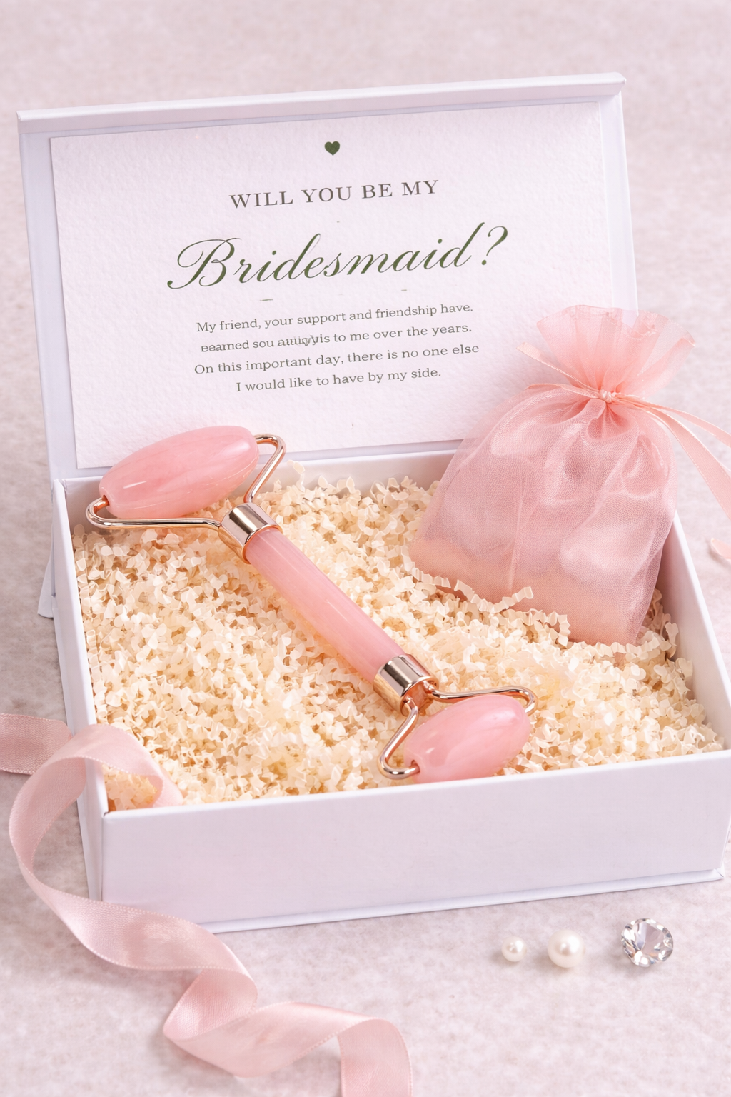 Rose Quartz Facial Roller