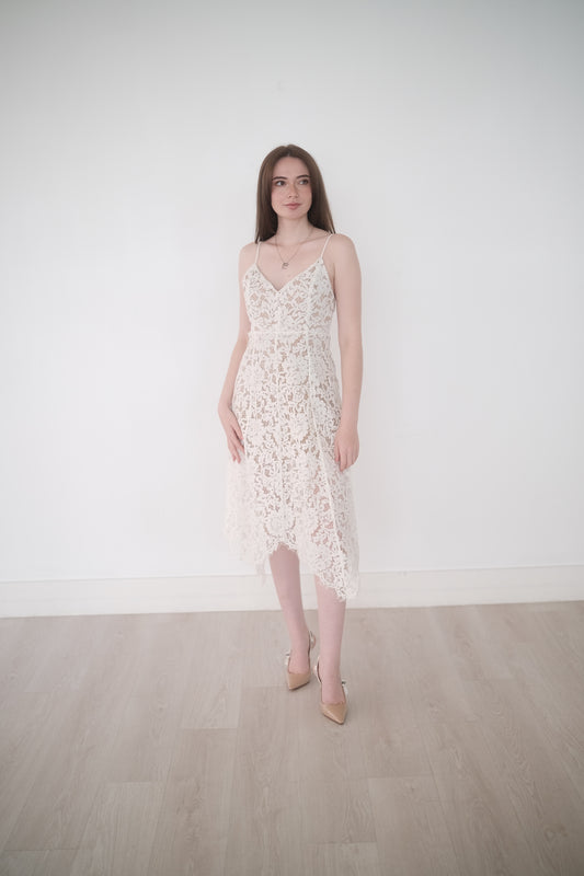 Spaghetti Strap Lace Dress,