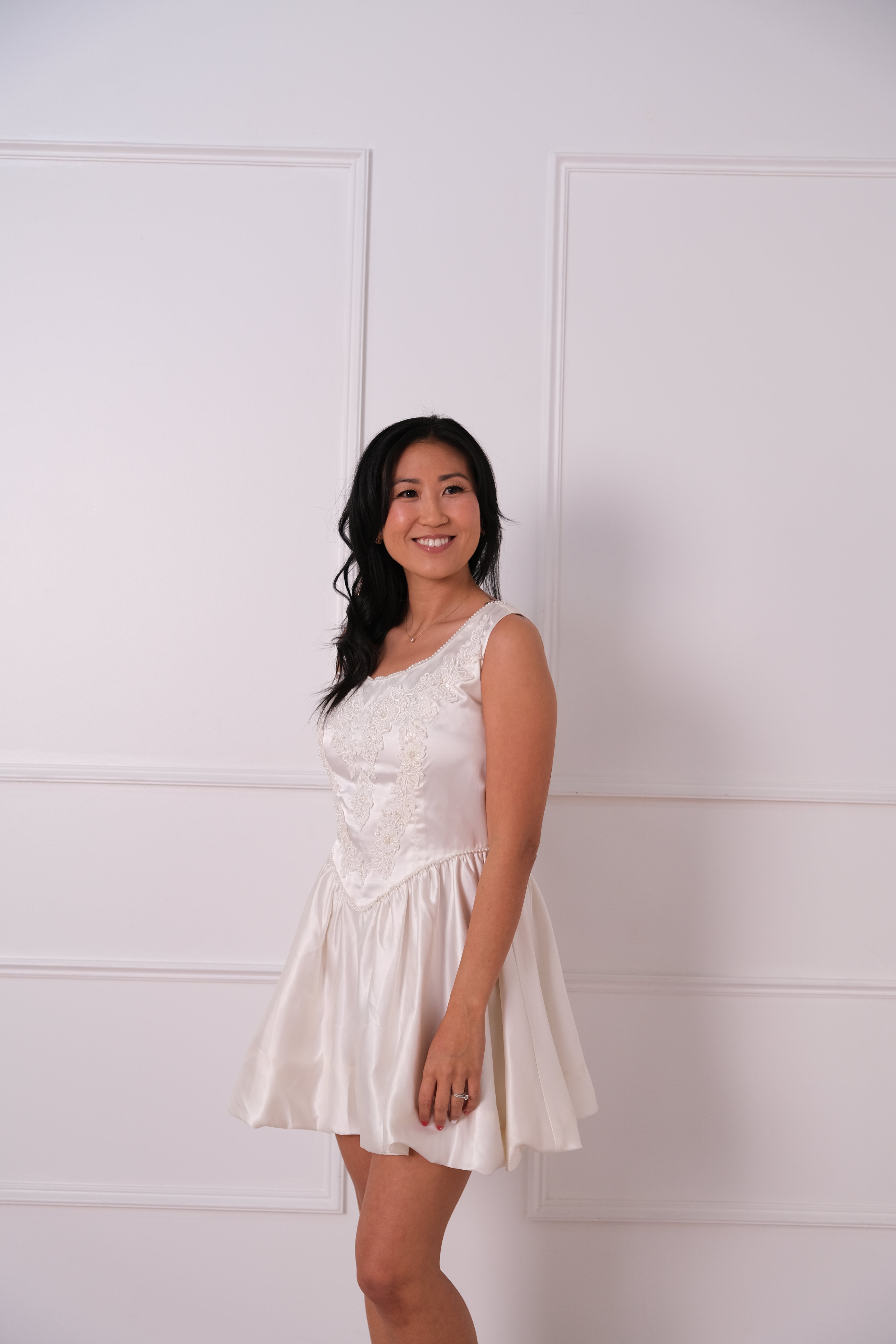 Vintage Upcycled Lace Mini