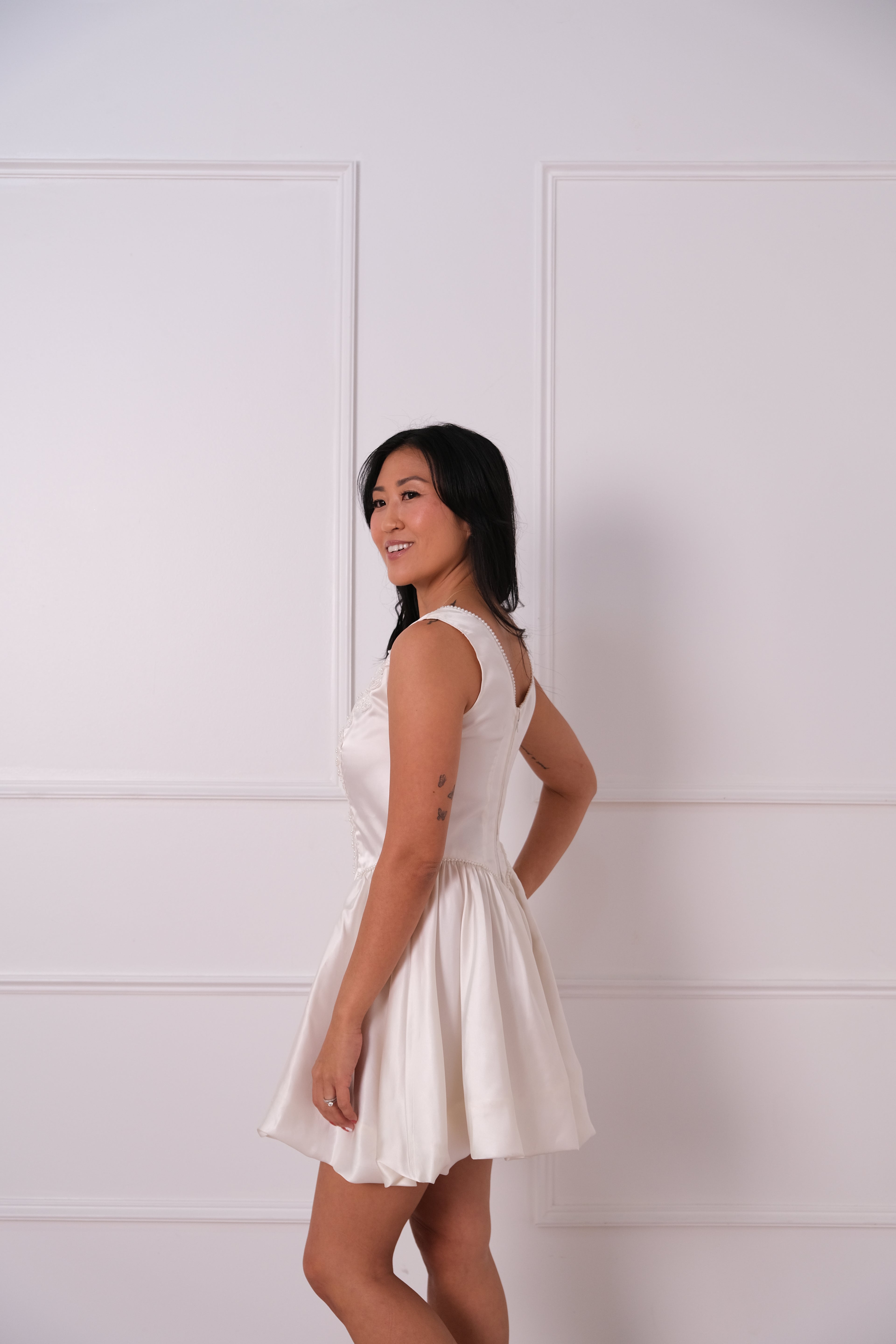 Vintage Upcycled Lace Mini