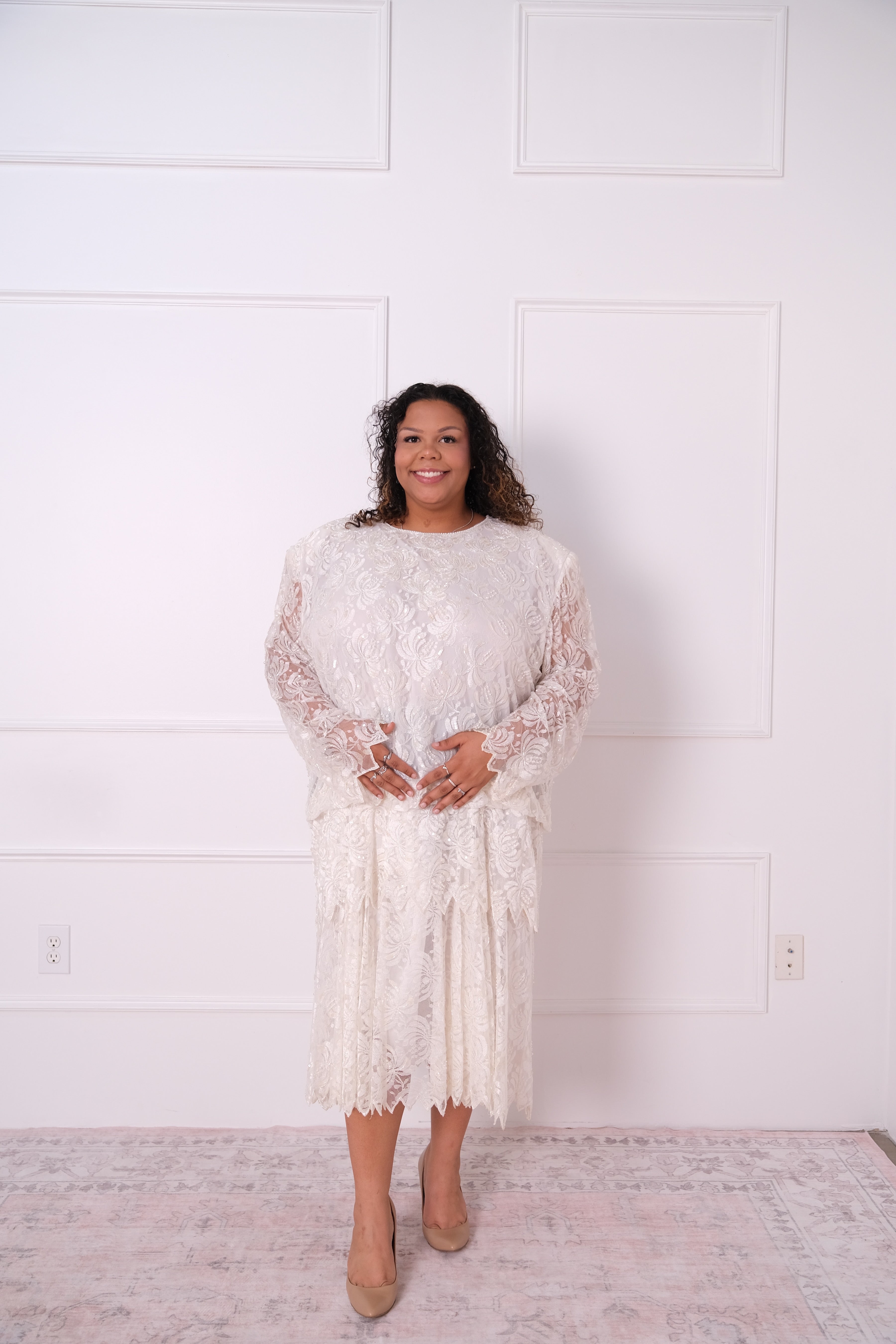 Heirloom Lace Midi Dress