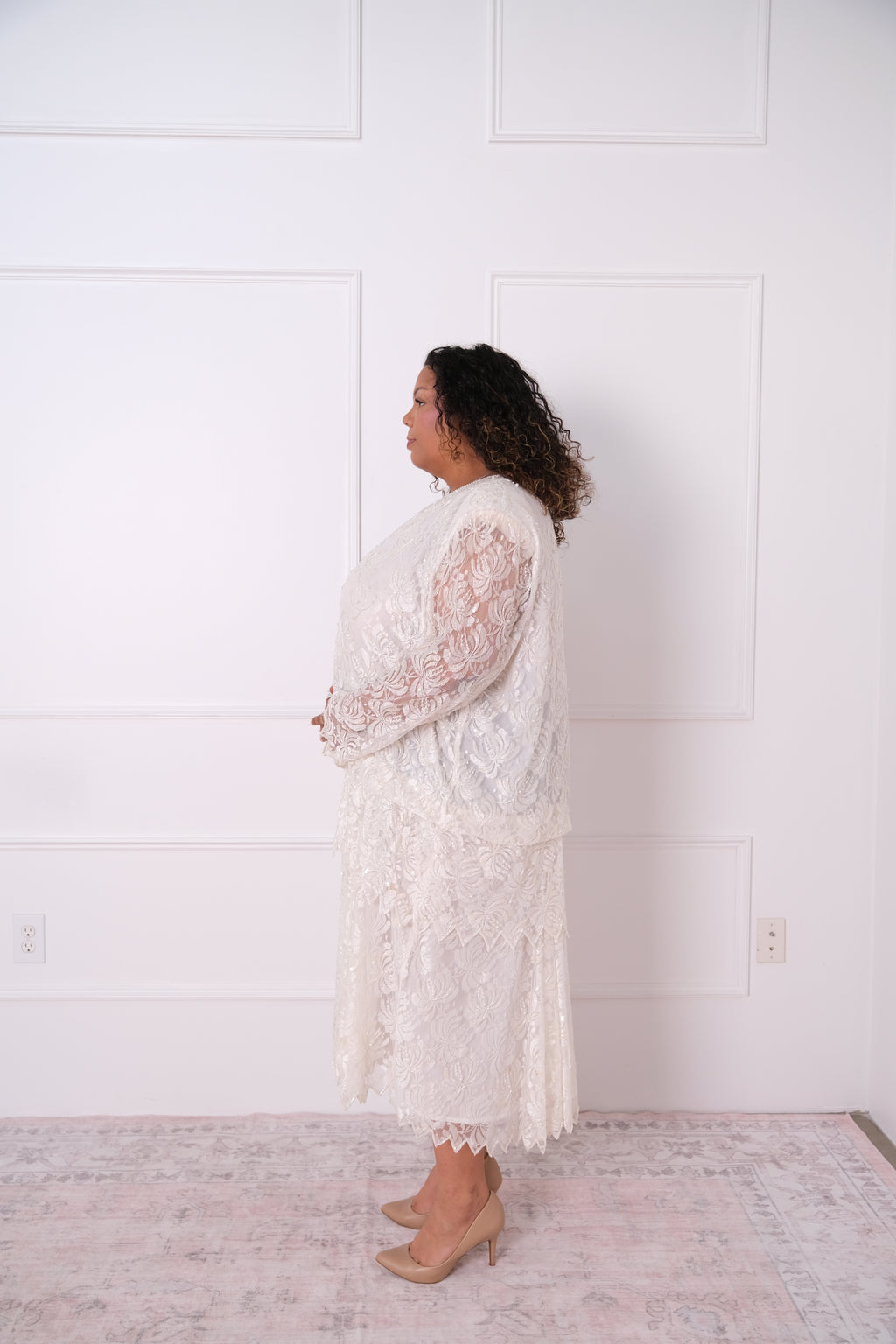 Heirloom Lace Midi Dress