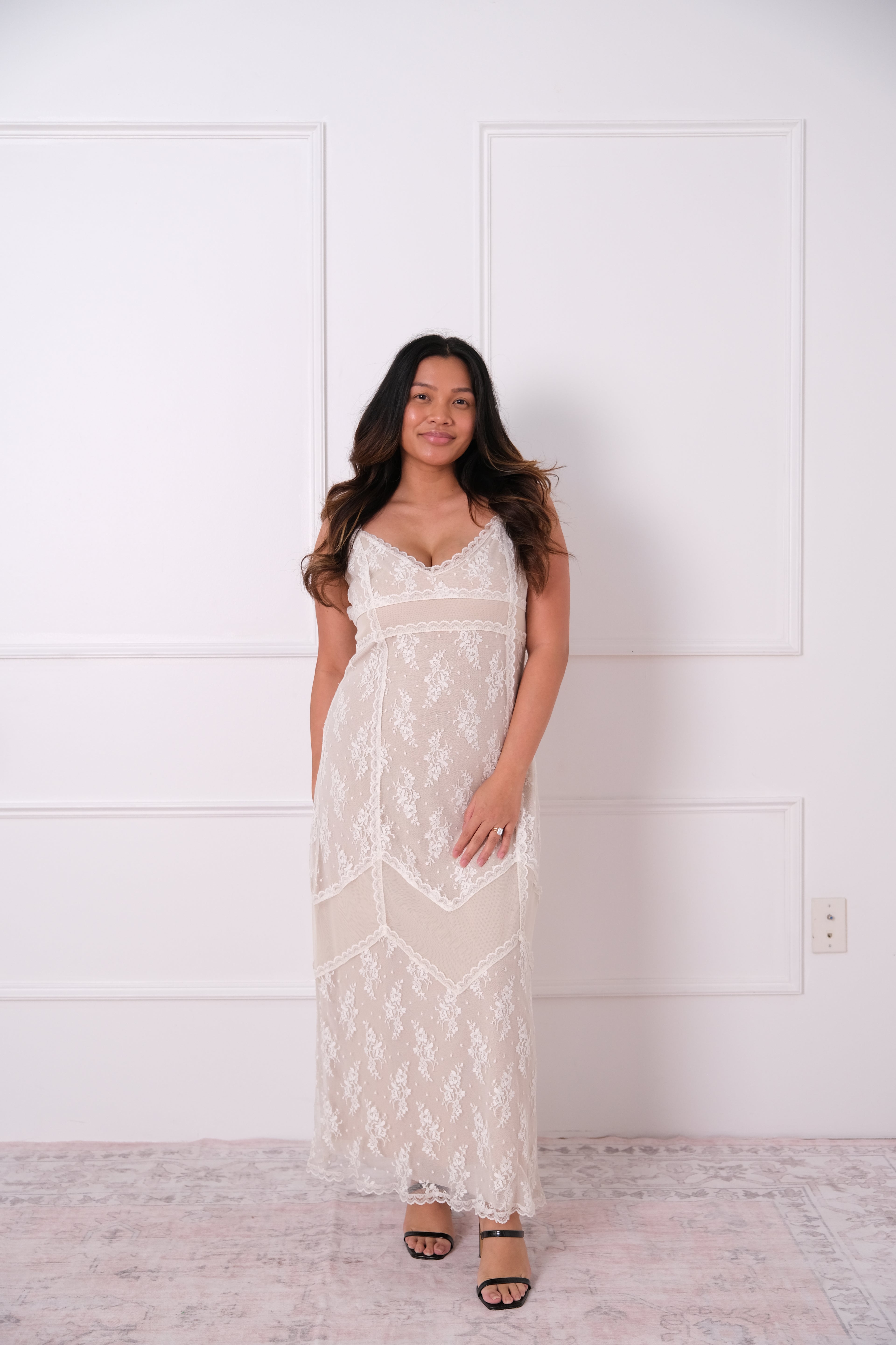 Timeless Vintage Lace Maxi