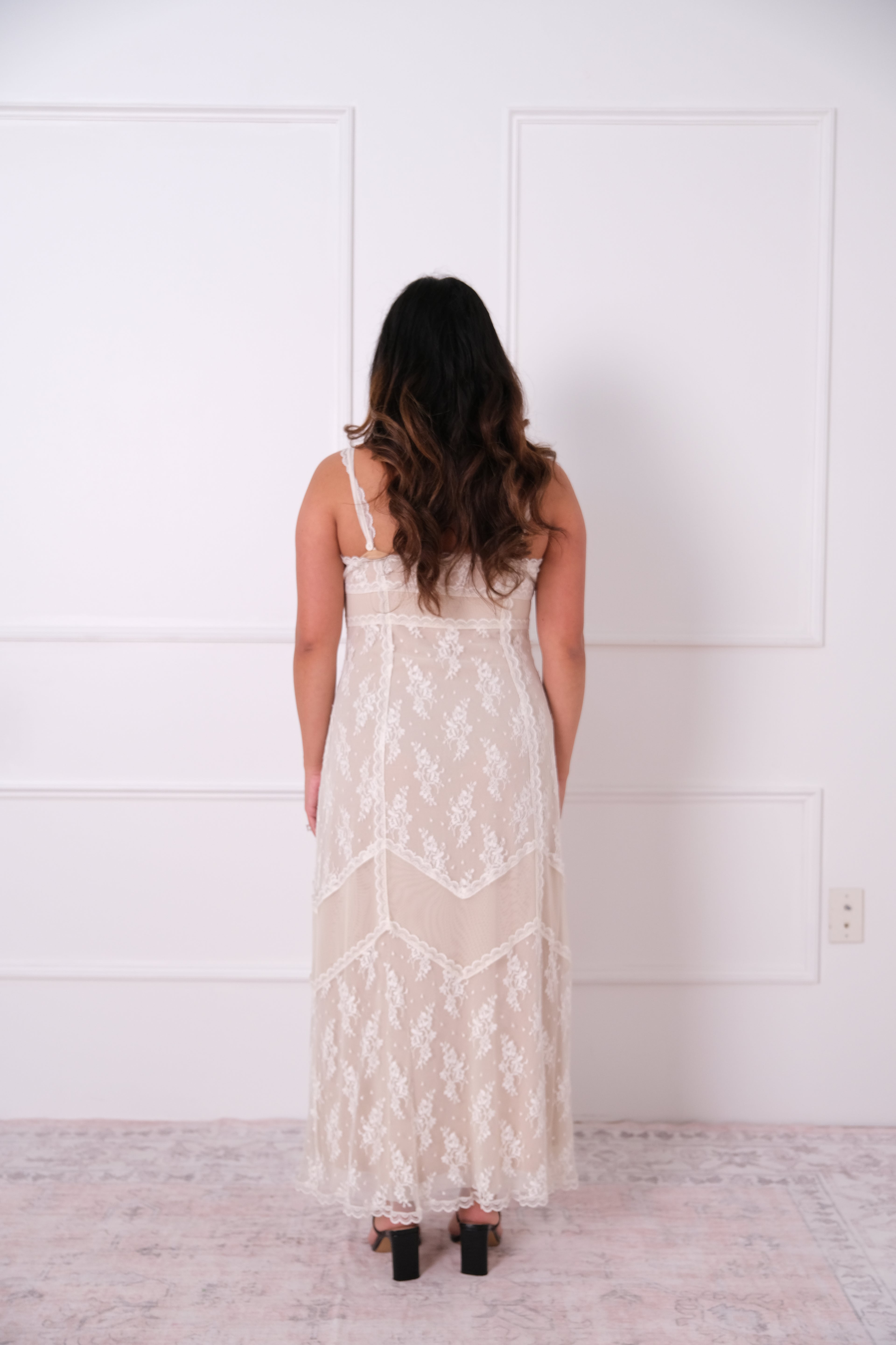 Timeless Vintage Lace Maxi