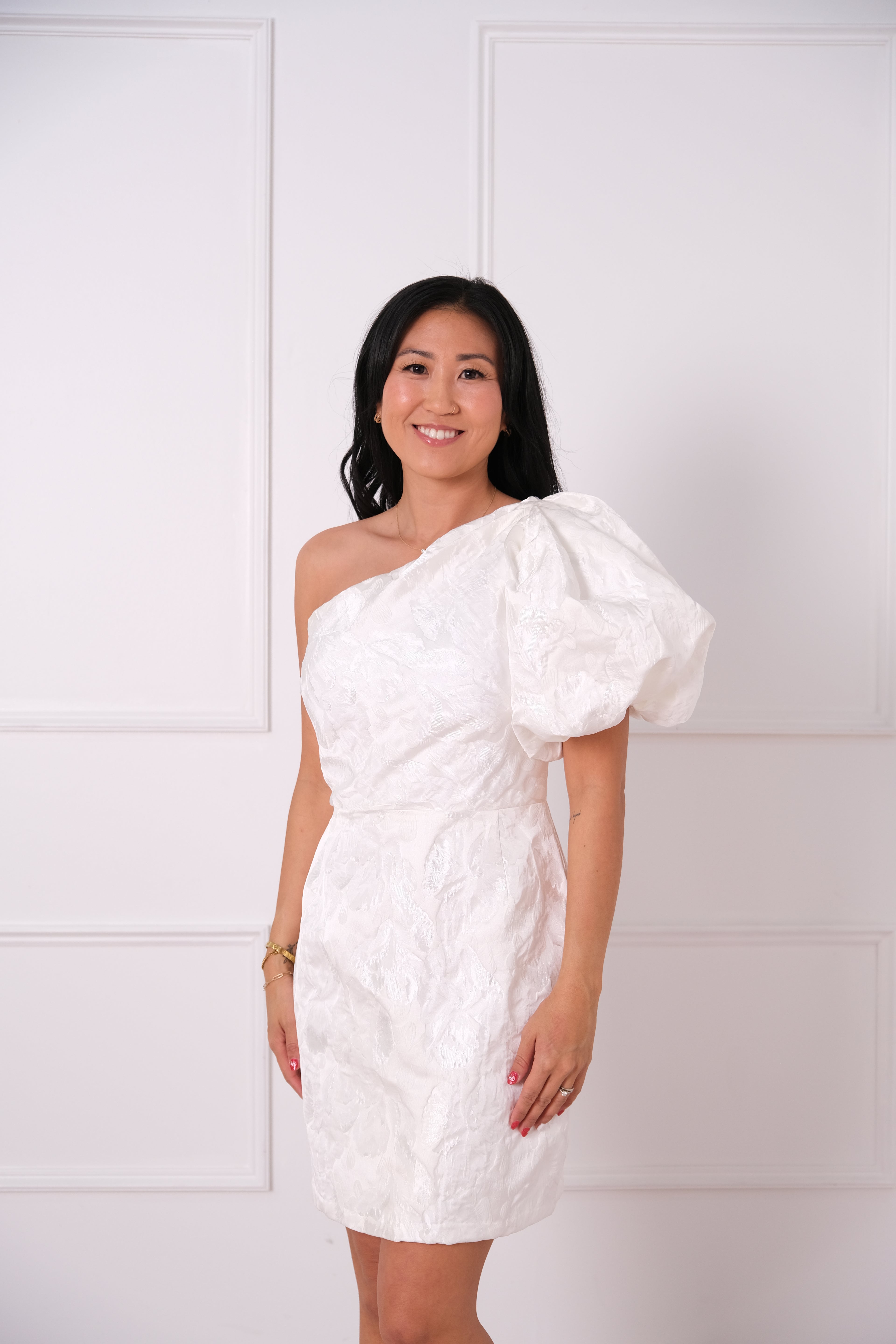 Adley one shoulder mini