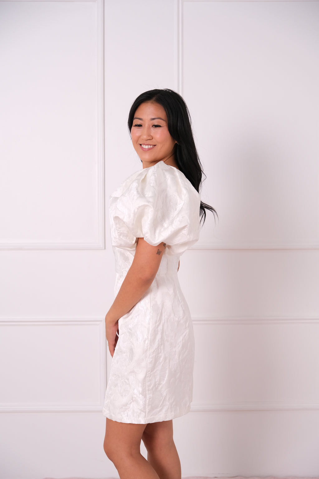 Adley one shoulder mini