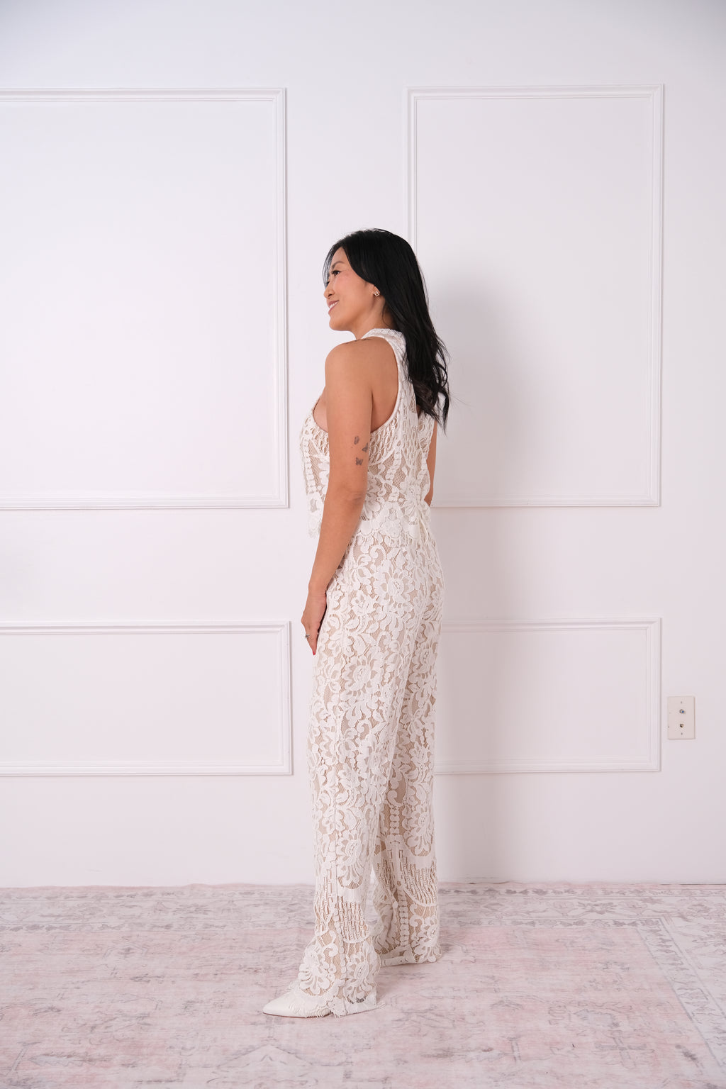 Lace Halter Jumpsuit