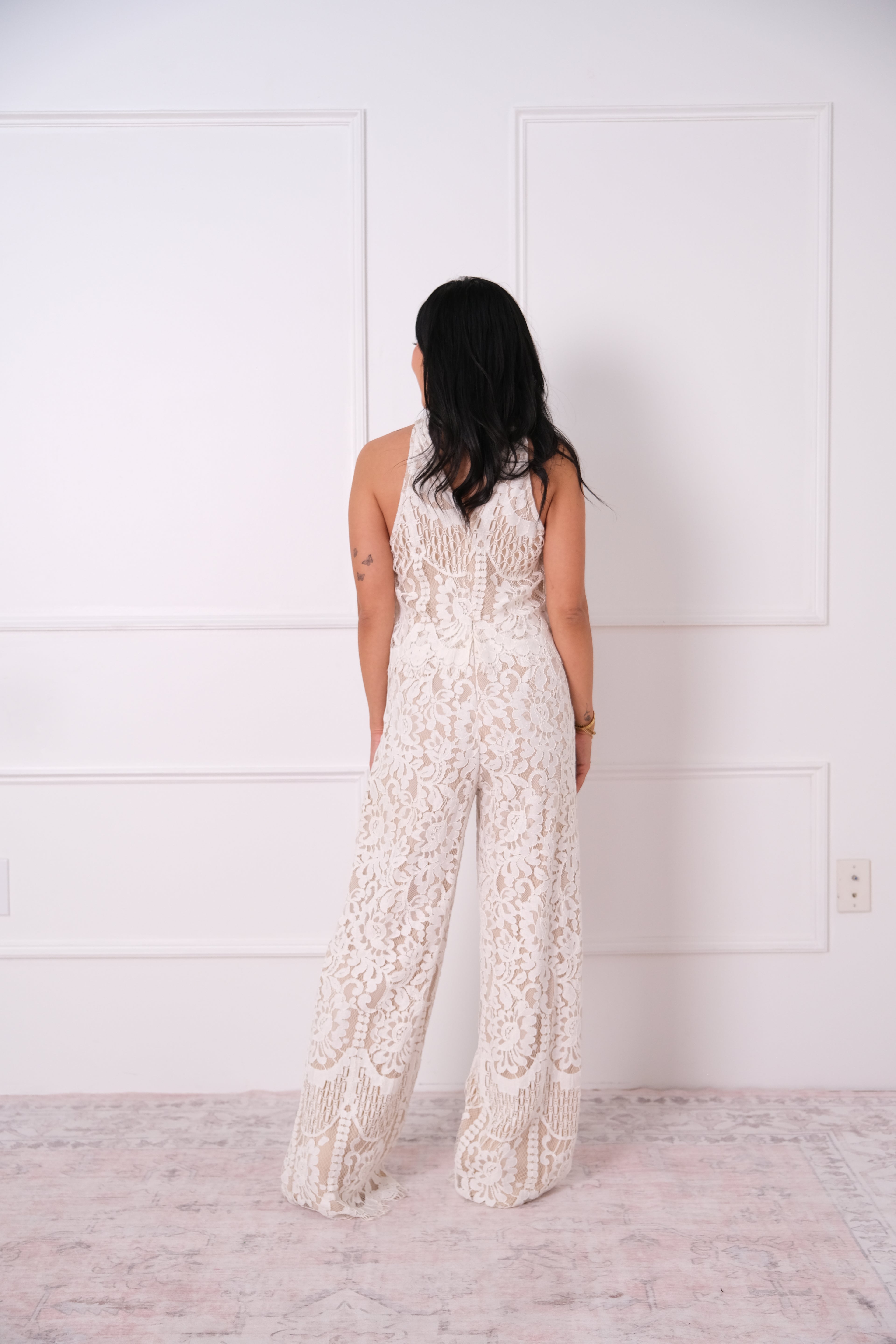 Lace Halter Jumpsuit