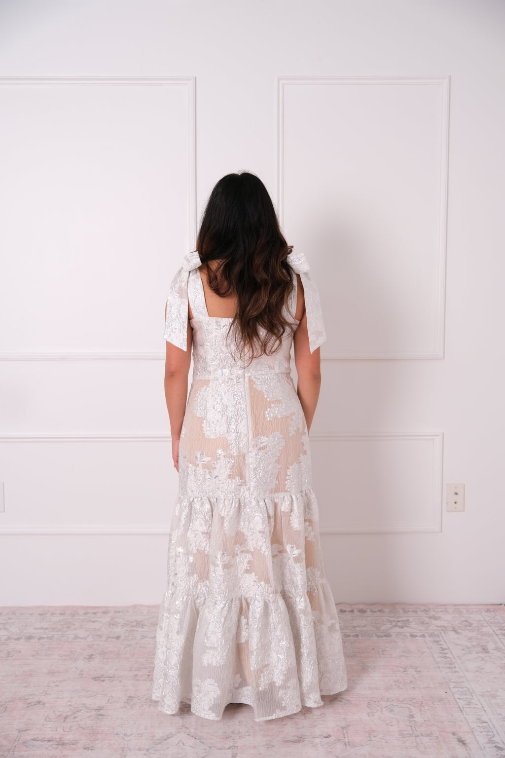Lizbeth Ruffle Tie Strap Maxi