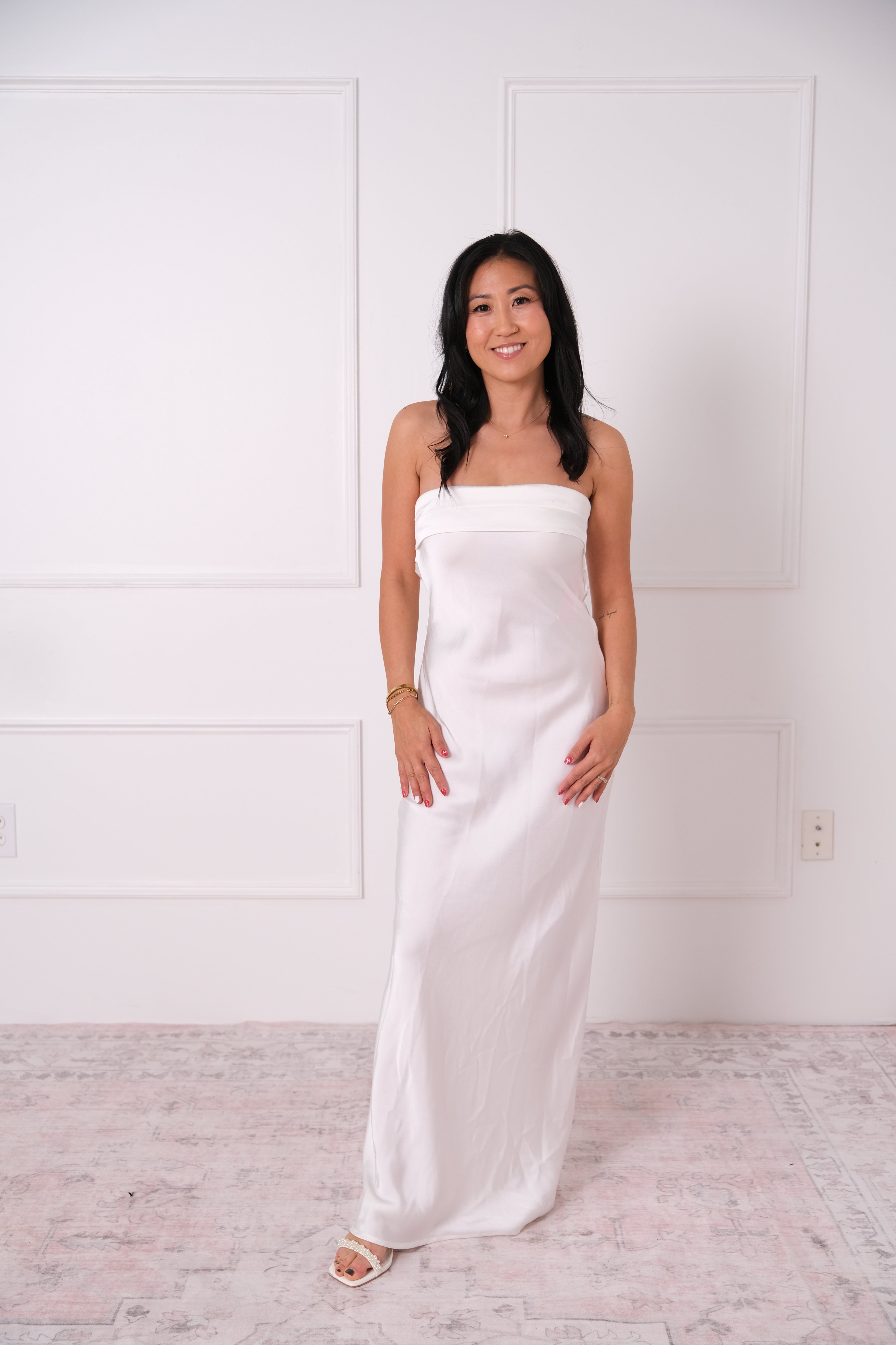 The Simple Strapless Gown