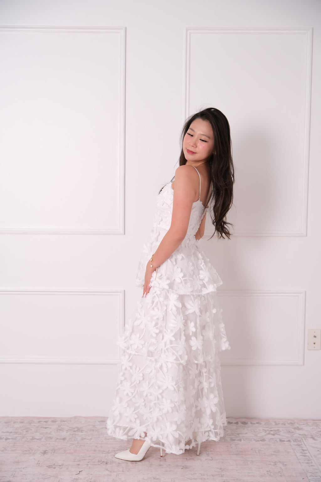 Floral Embellished Maxi Dress