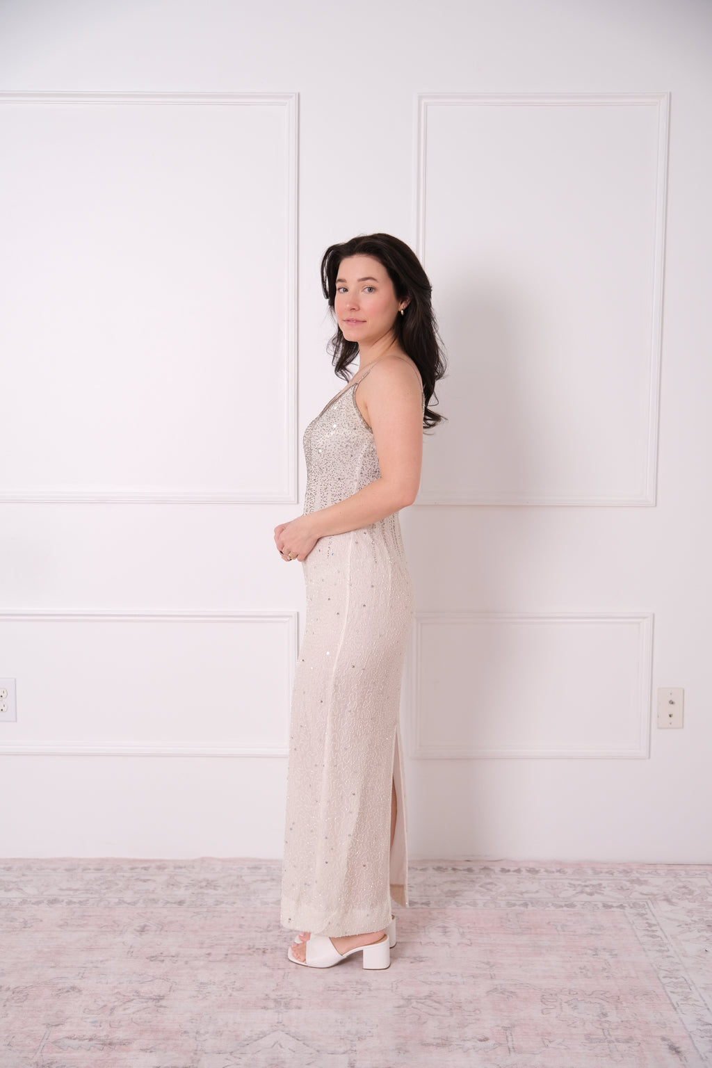 Vintage Beaded Gown