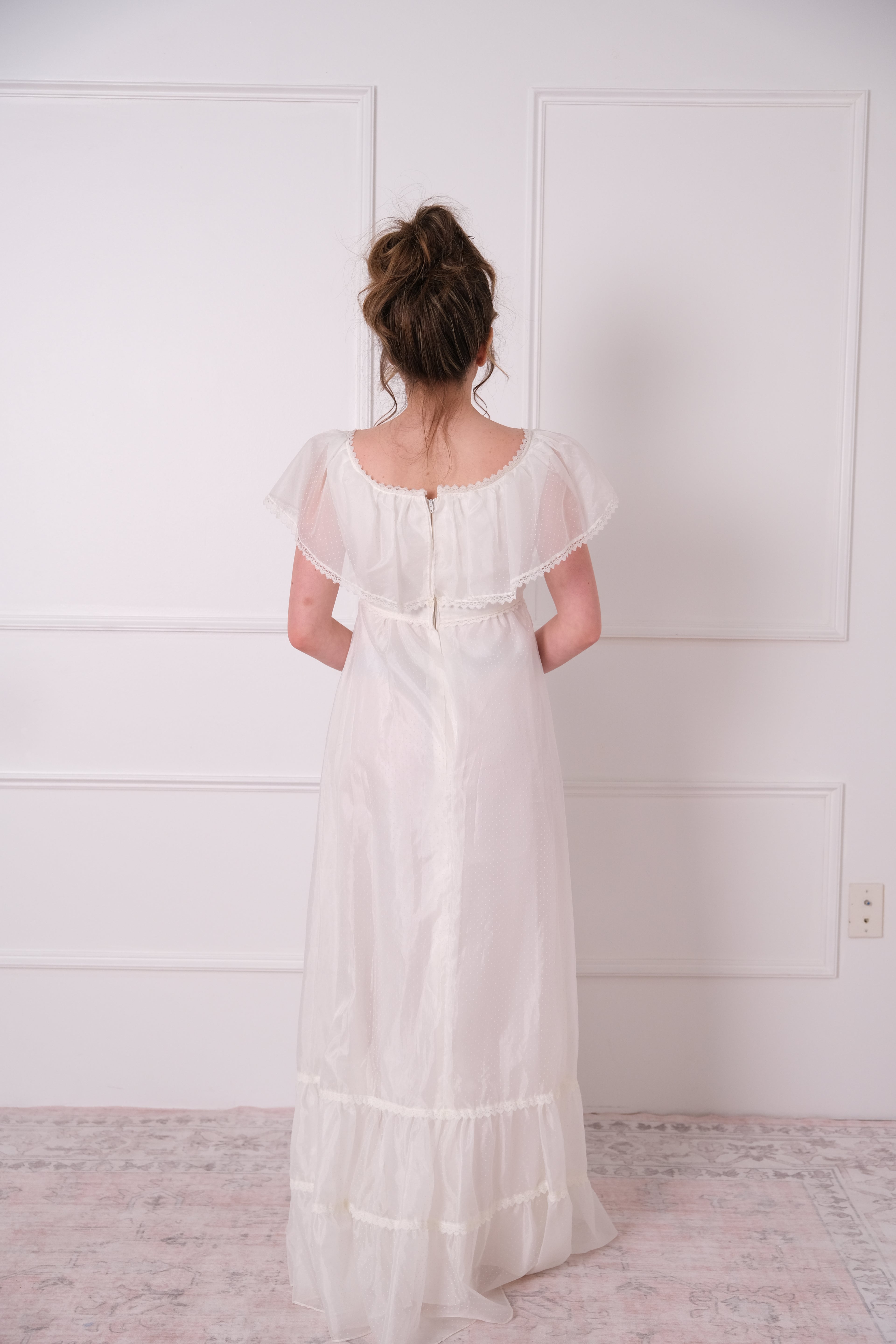Vintage Whisper Tiered Maxi Dress