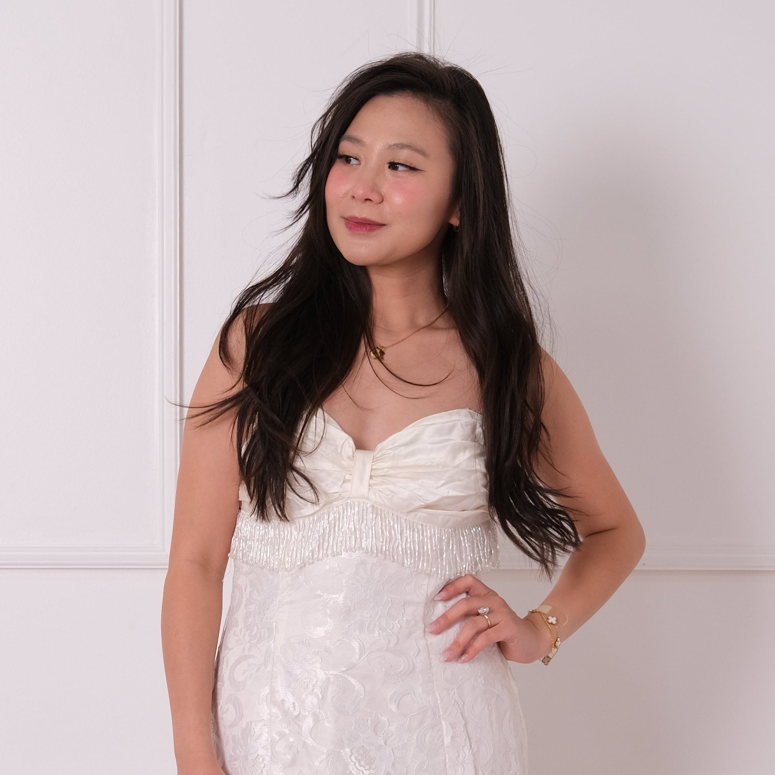 Heirloom Lace Tiered Maxi