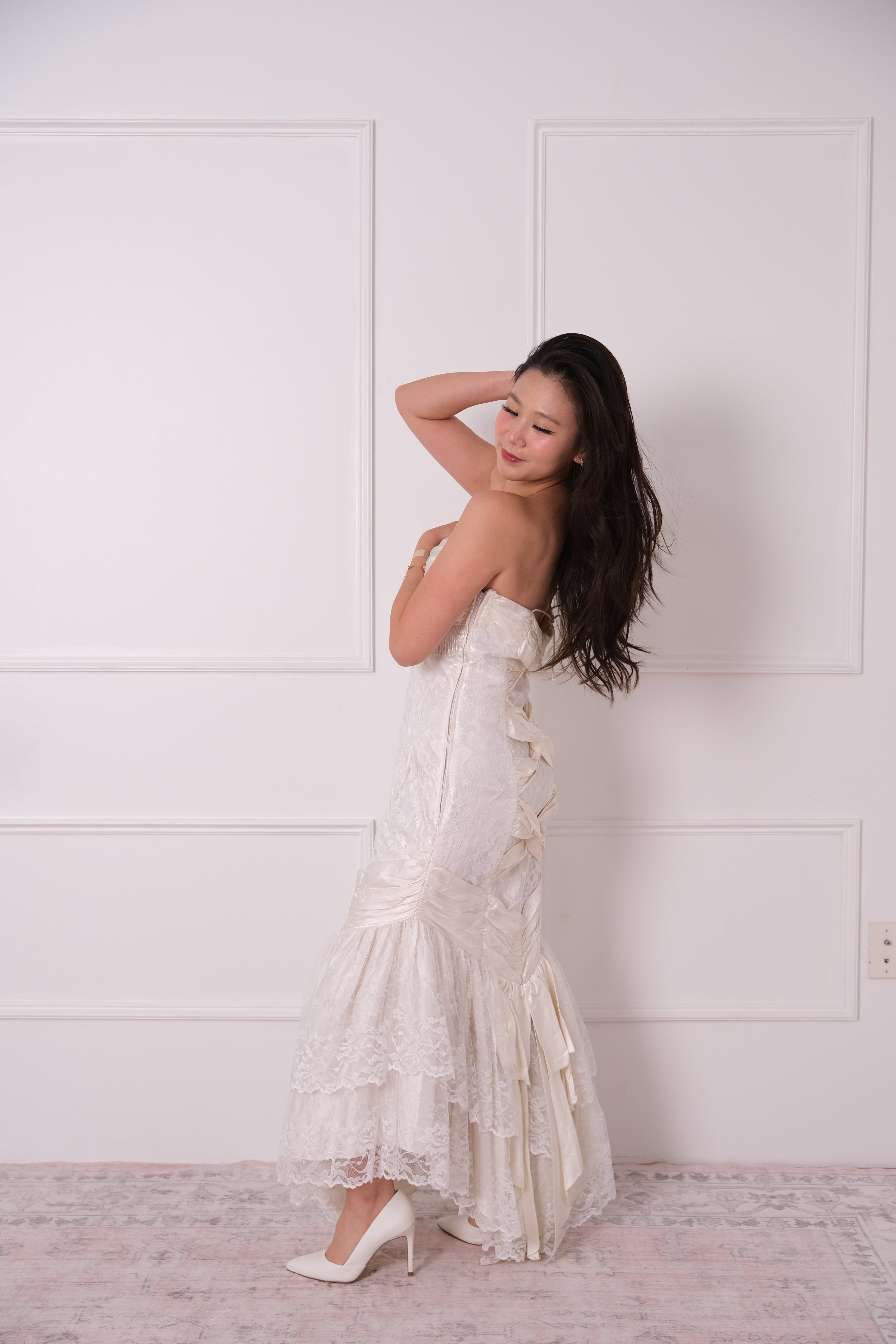 Heirloom Lace Tiered Maxi