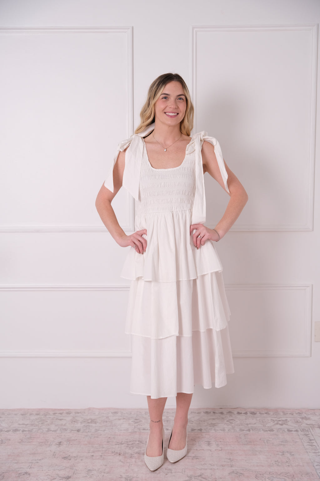 Sheer Tulle Tiered Bustier Mini