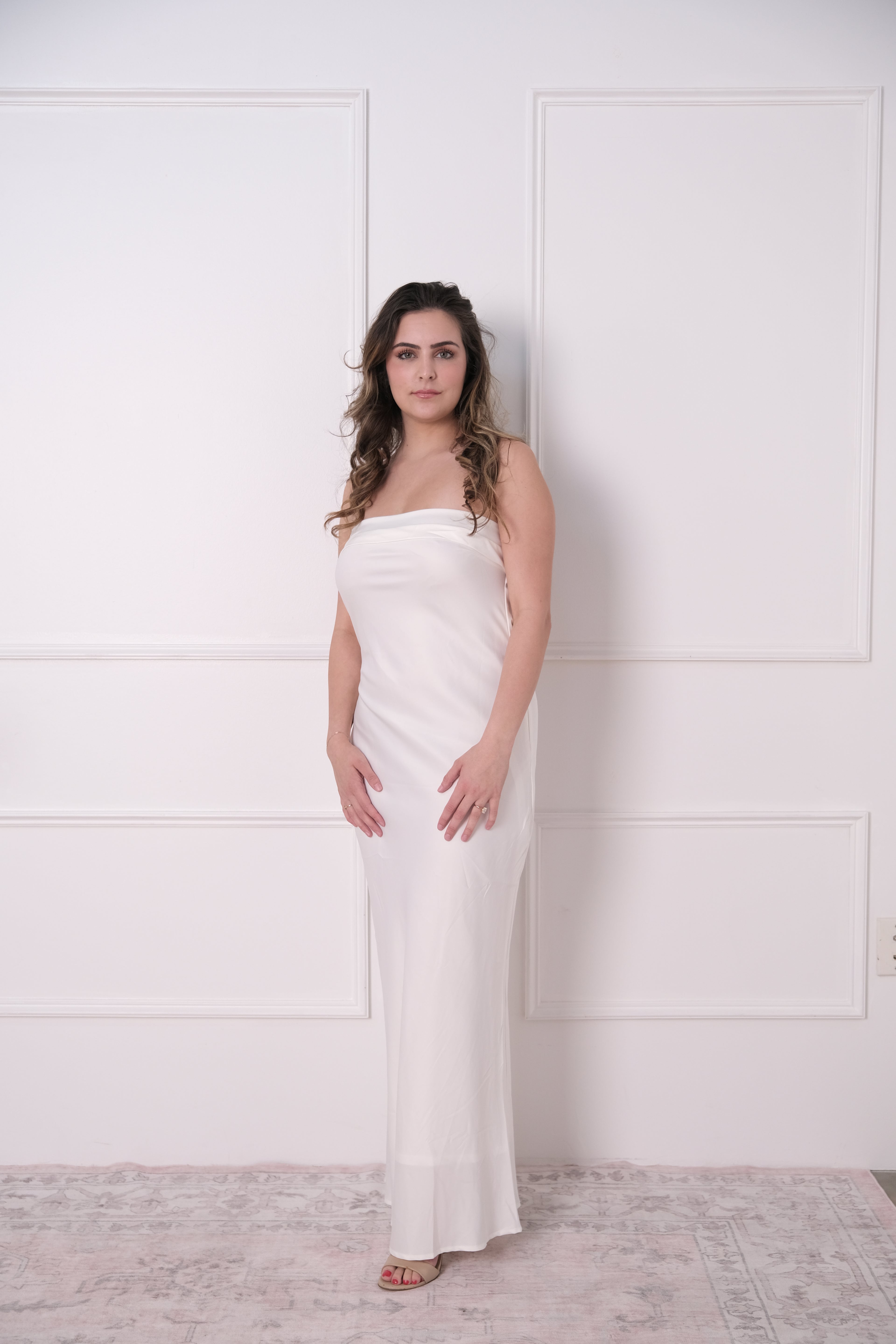The Simple Strapless Gown