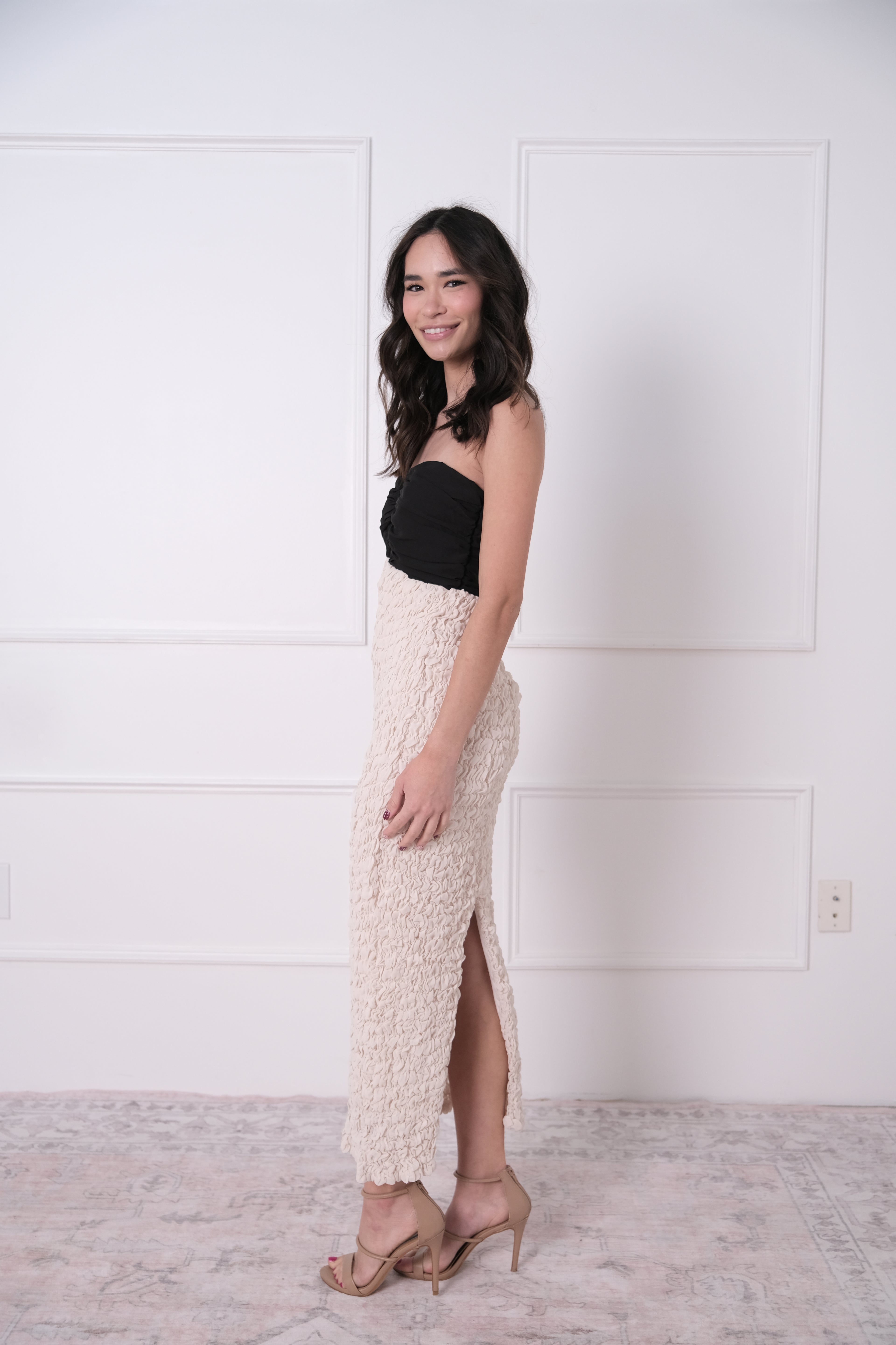 The Honeymoon Chiffon Midi