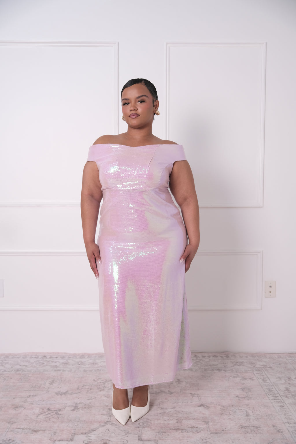 Iridescent Sequin Midi