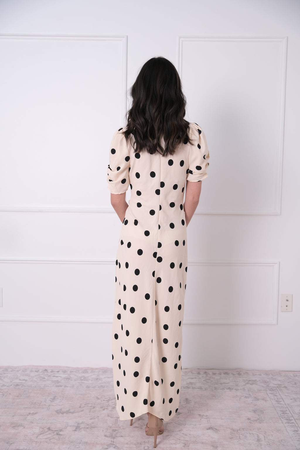 The Polka Dot Wrap Midi