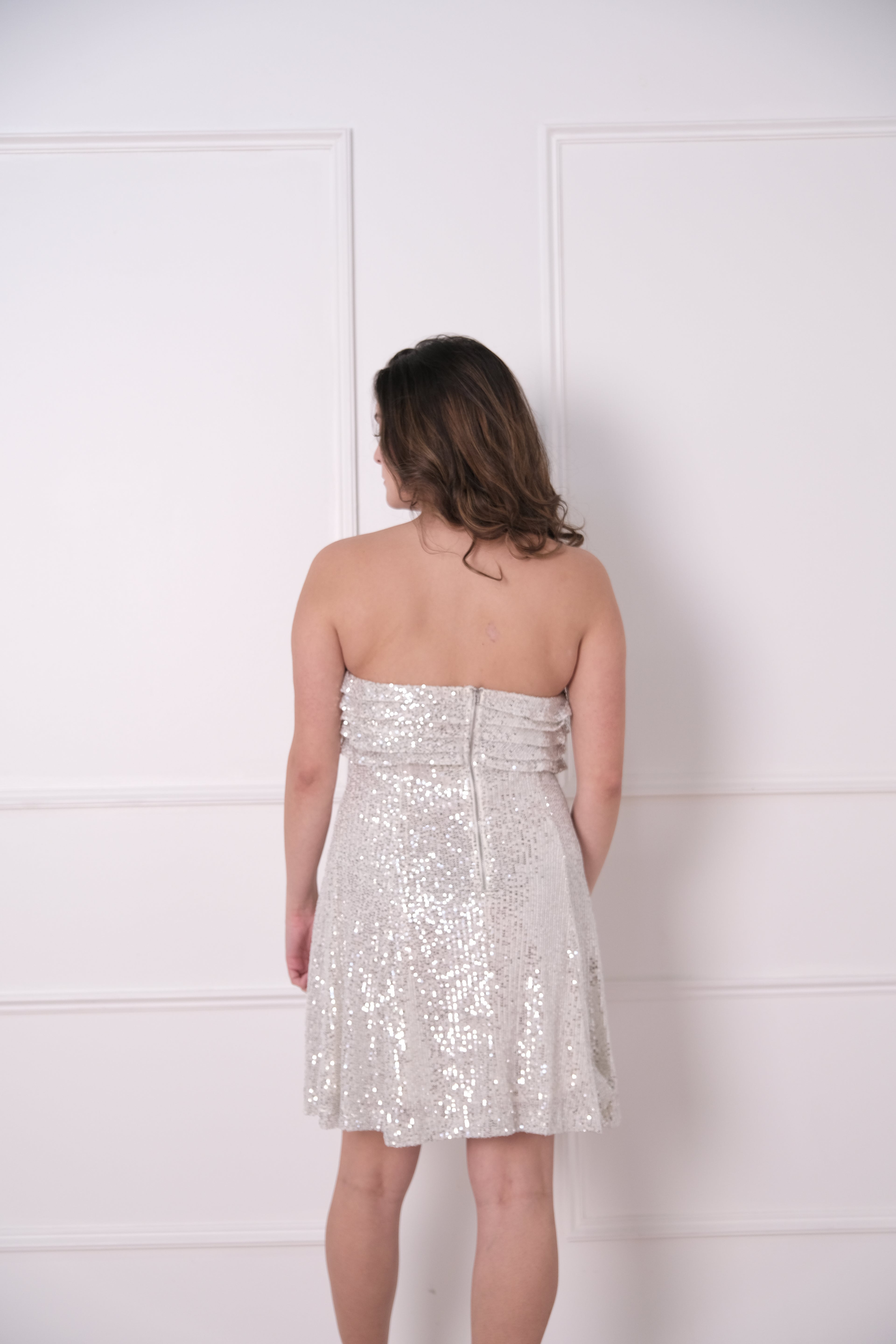 The Ruffle Sequin Mini