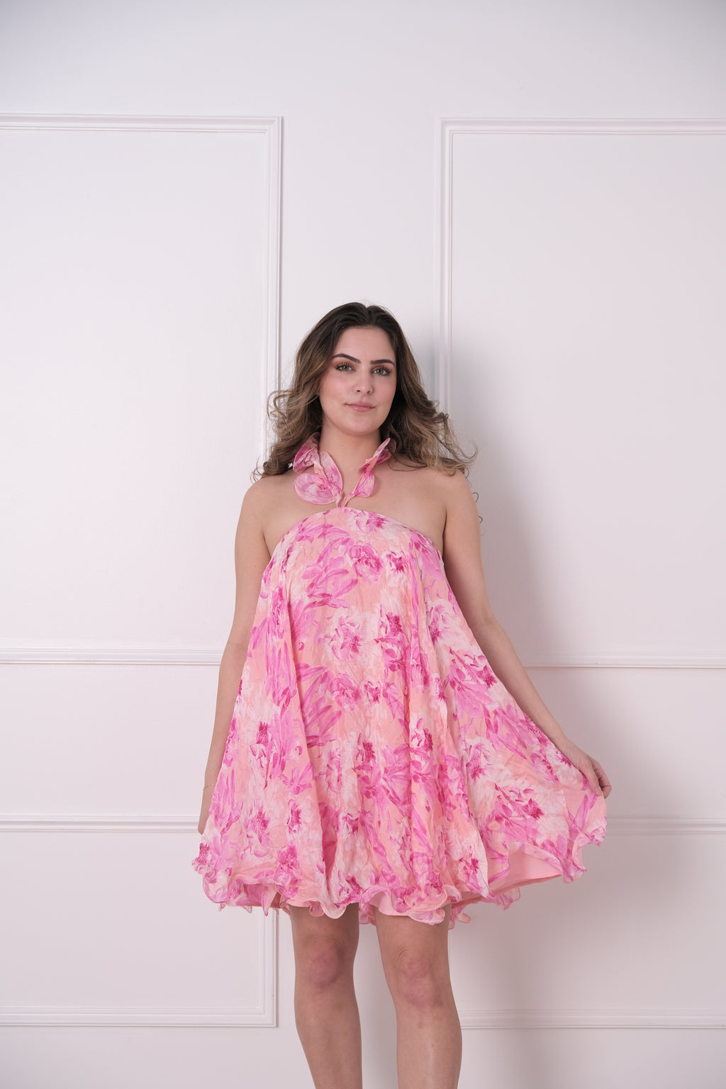 The Pink Petal Halter Mini