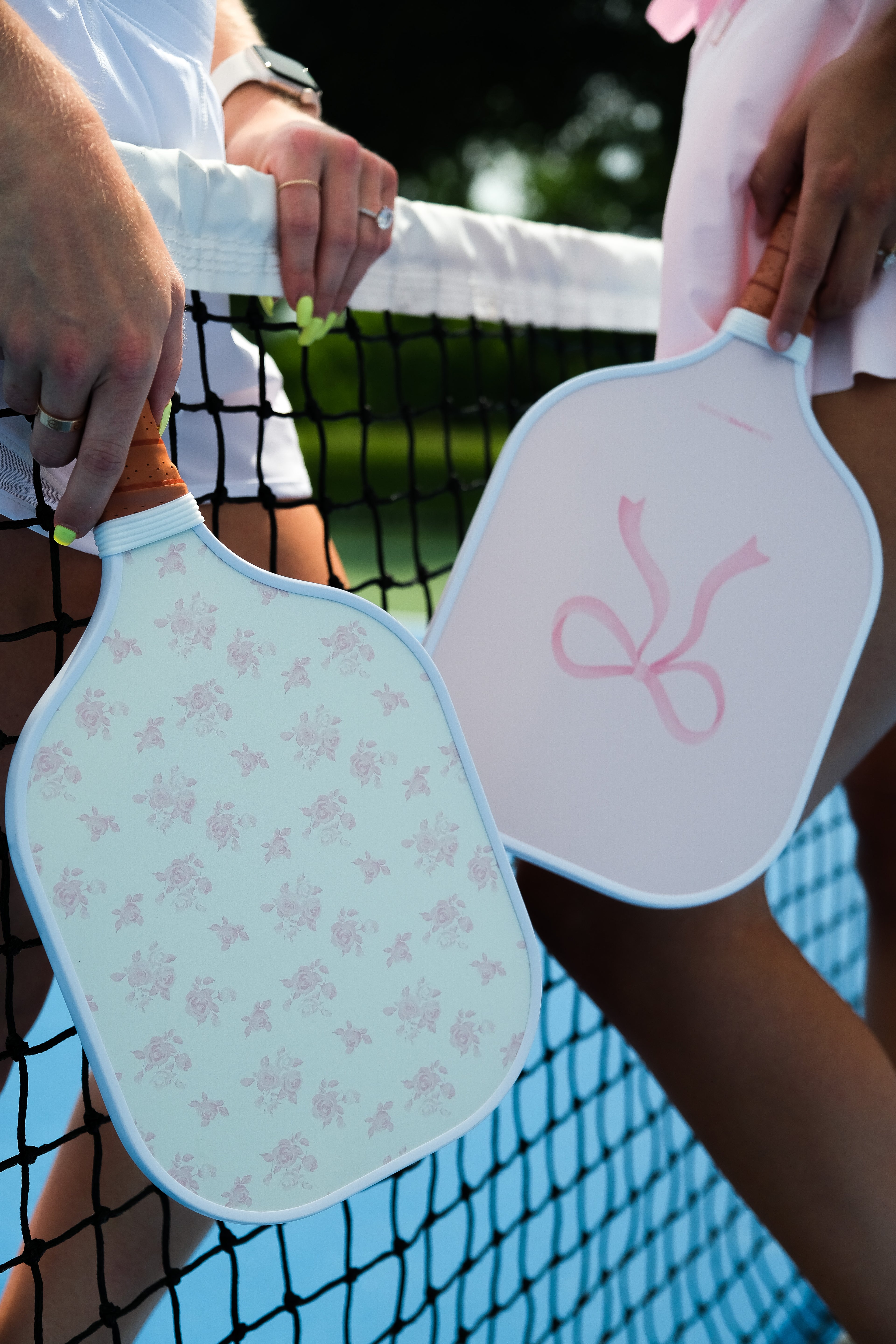 Double Sided Floral Pickleball Paddle