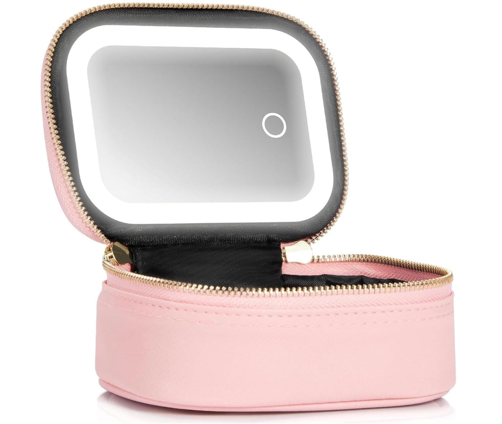 Mini Makeup Bag with Led Mirror