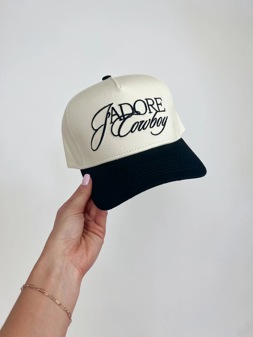 J’Adore Cowboy Embroidered Hat