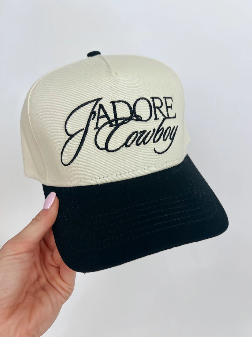 J’Adore Cowboy Embroidered Hat