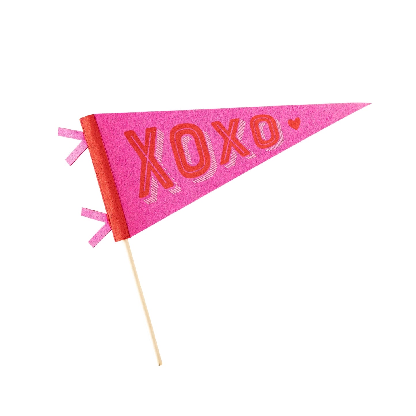 Xoxo felt flag