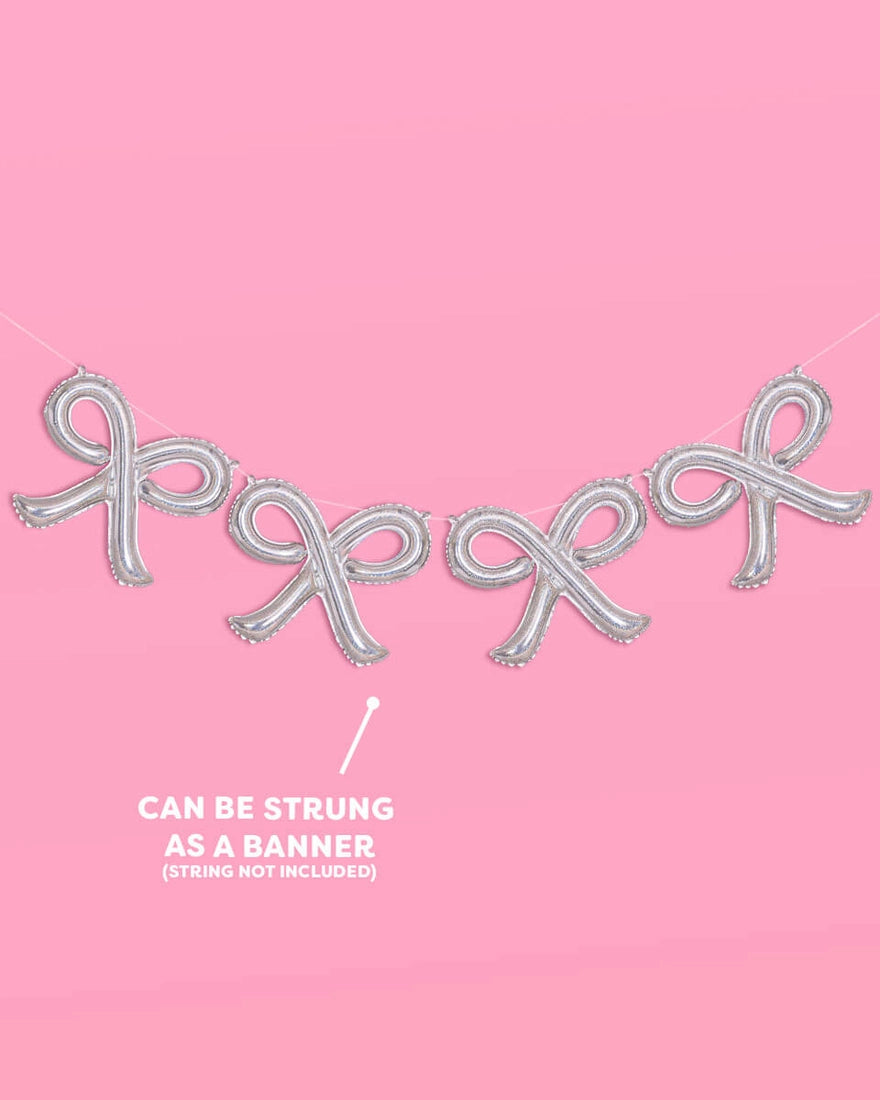 Shimmer Bow Balloons
