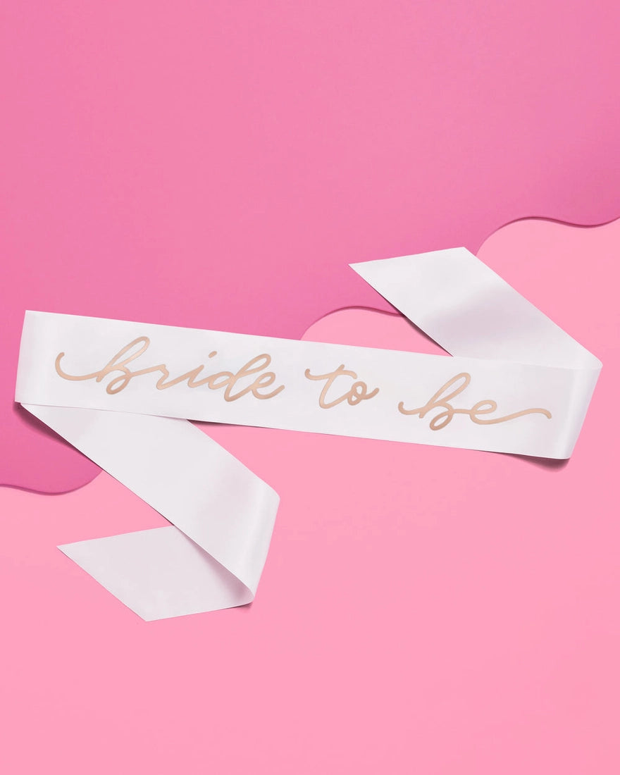 Bride To Be Rose Gold Sash