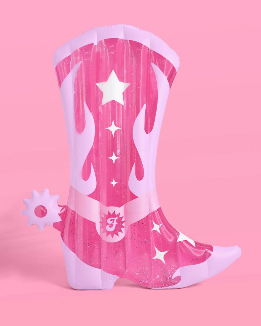 Pink Boot Pool Float - 6 ft Inflatable Float