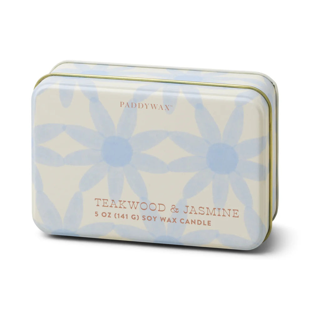 Teakwood & Jasmine Paddywax Candle