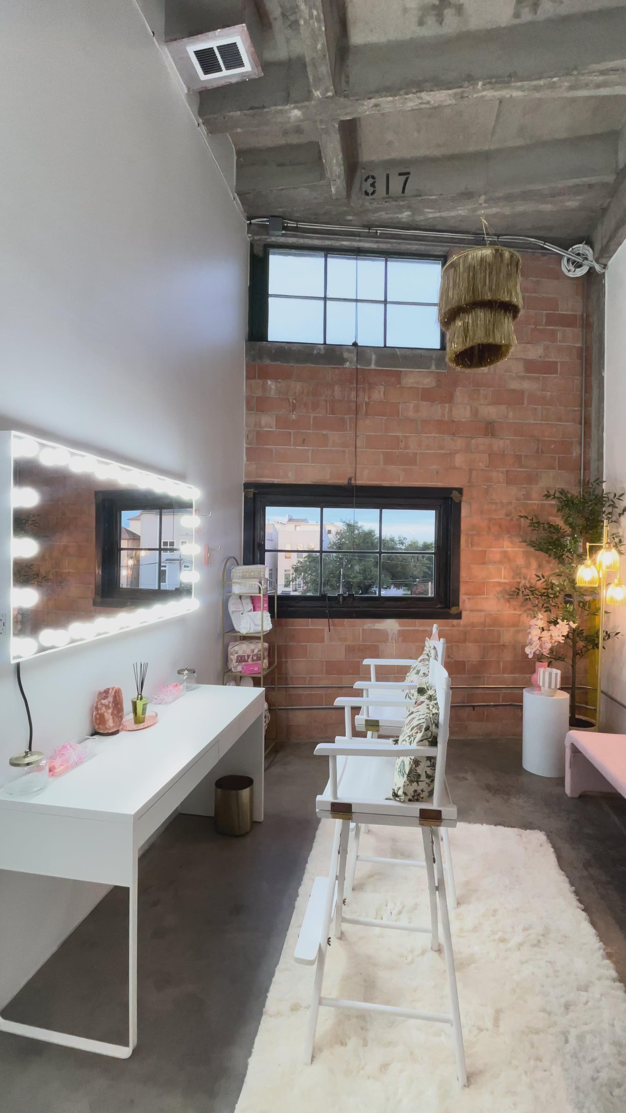 The vanity room