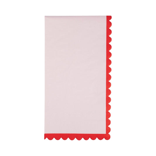 Ripple edge dinner napkin